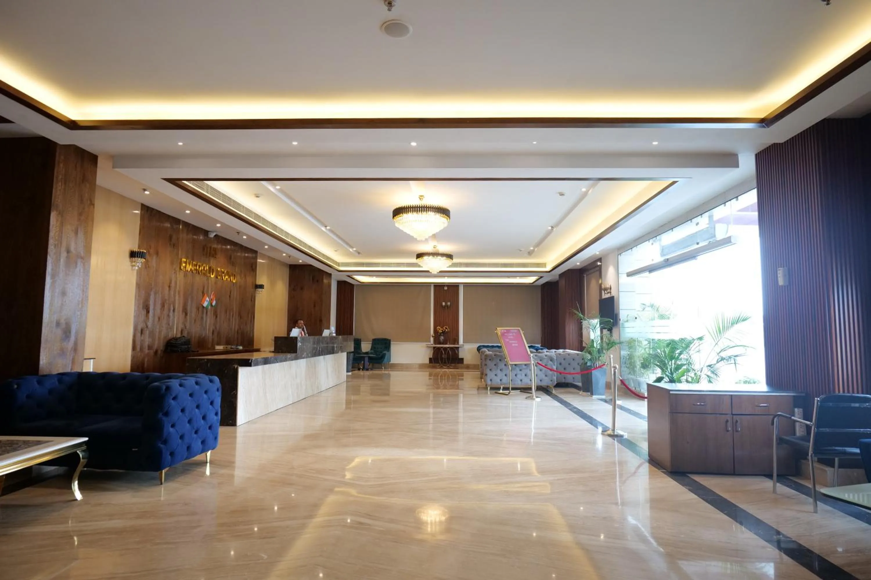 Lobby or reception in The Emerald Grand