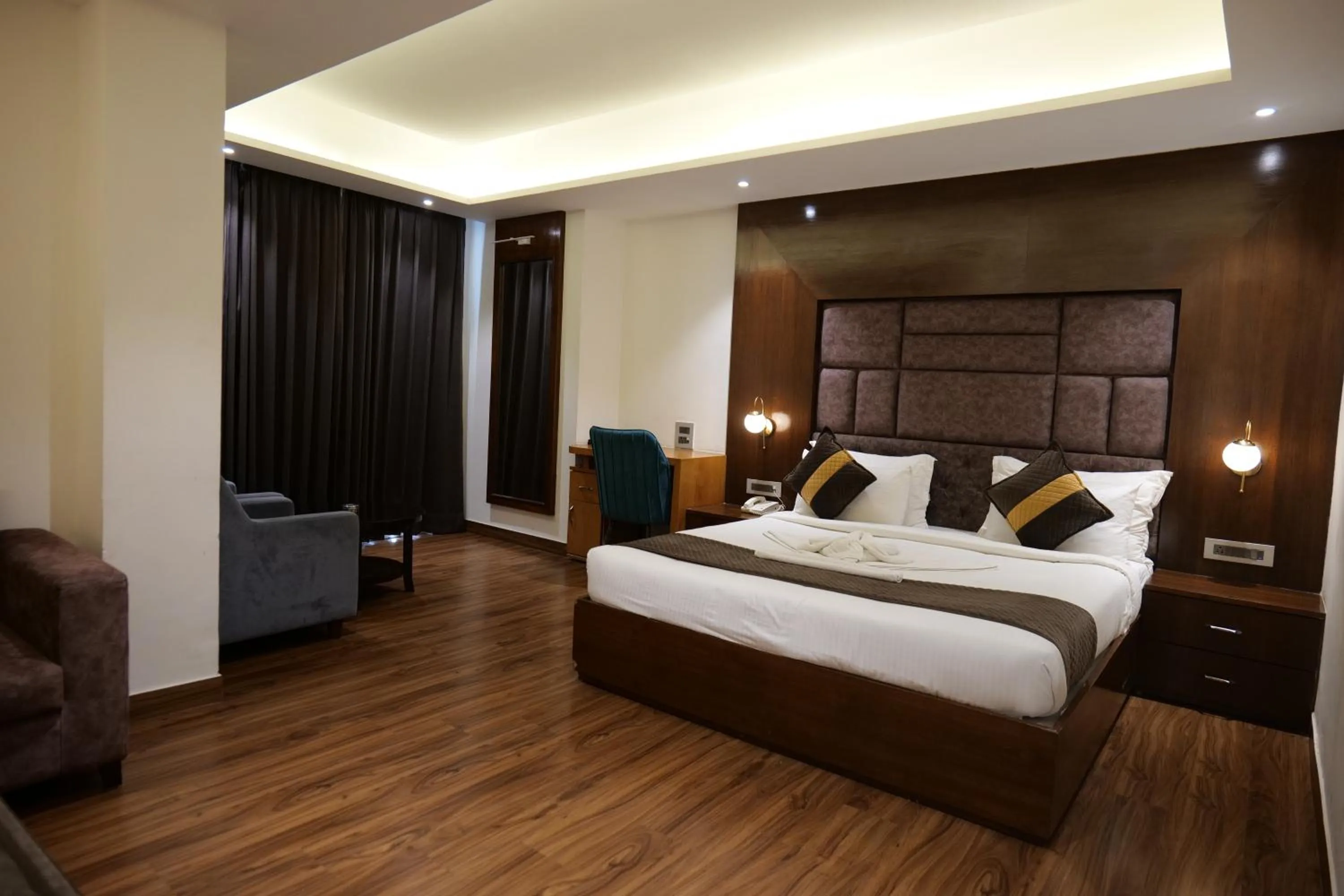 Bed in The Emerald Grand