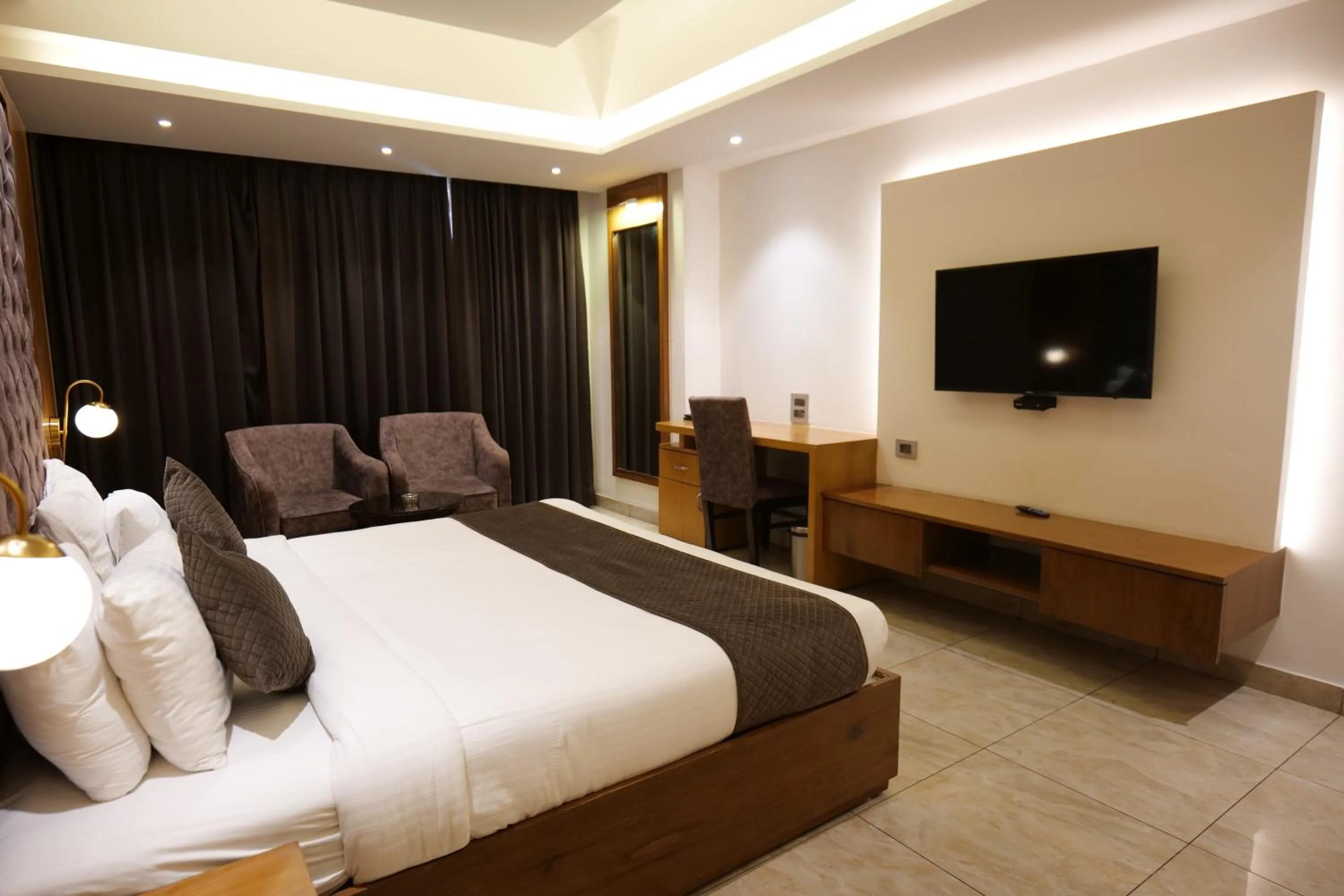 Bed in The Emerald Grand