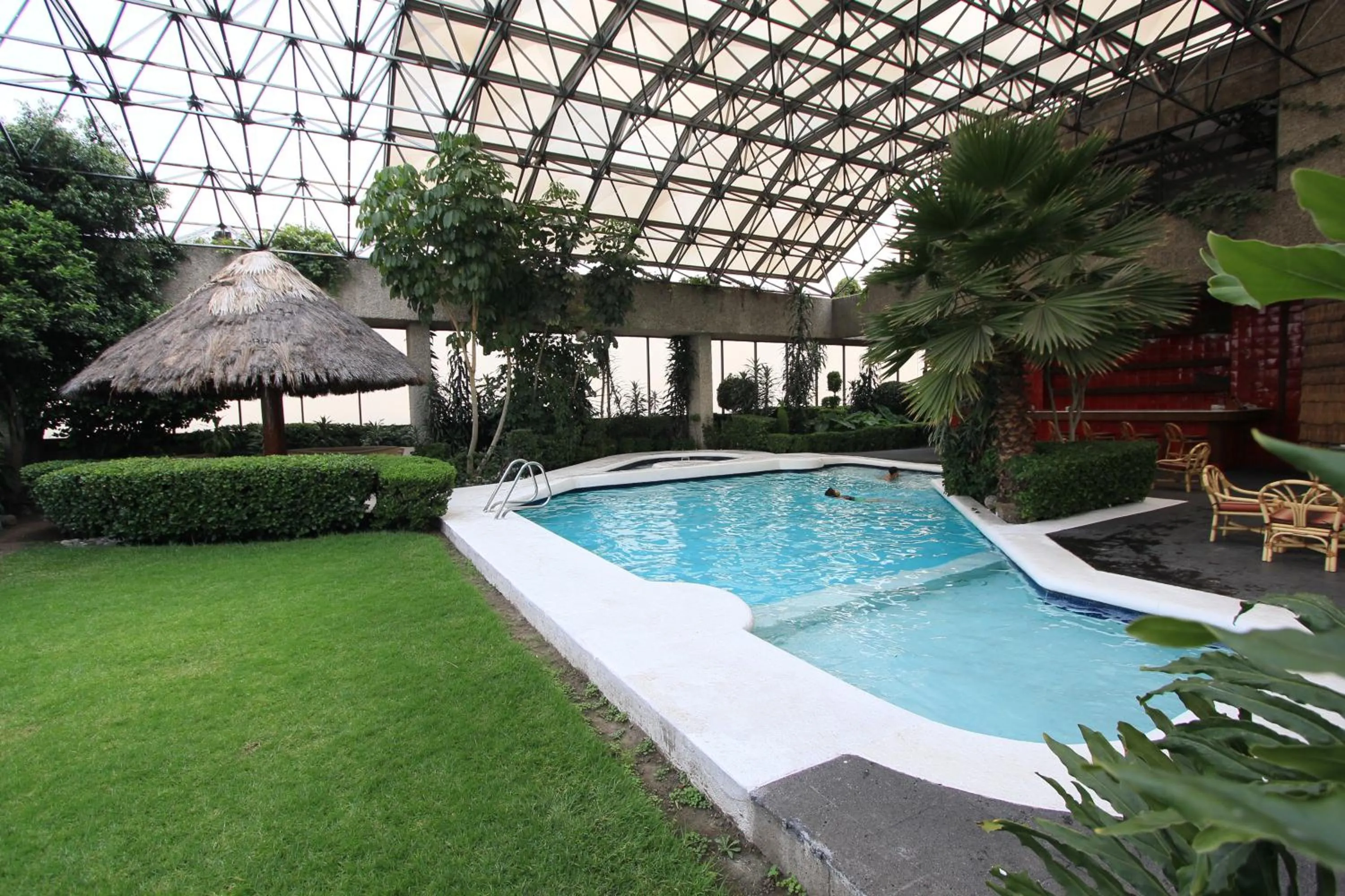 Garden view in Sevilla Palace