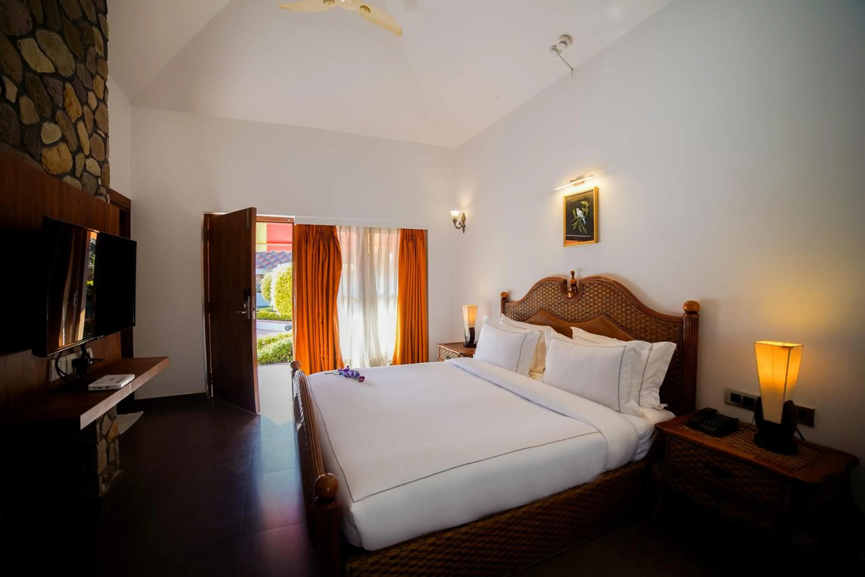 Photo of the whole room, Bed in Country Inn Tarika Riverside Resort Jim Corbett