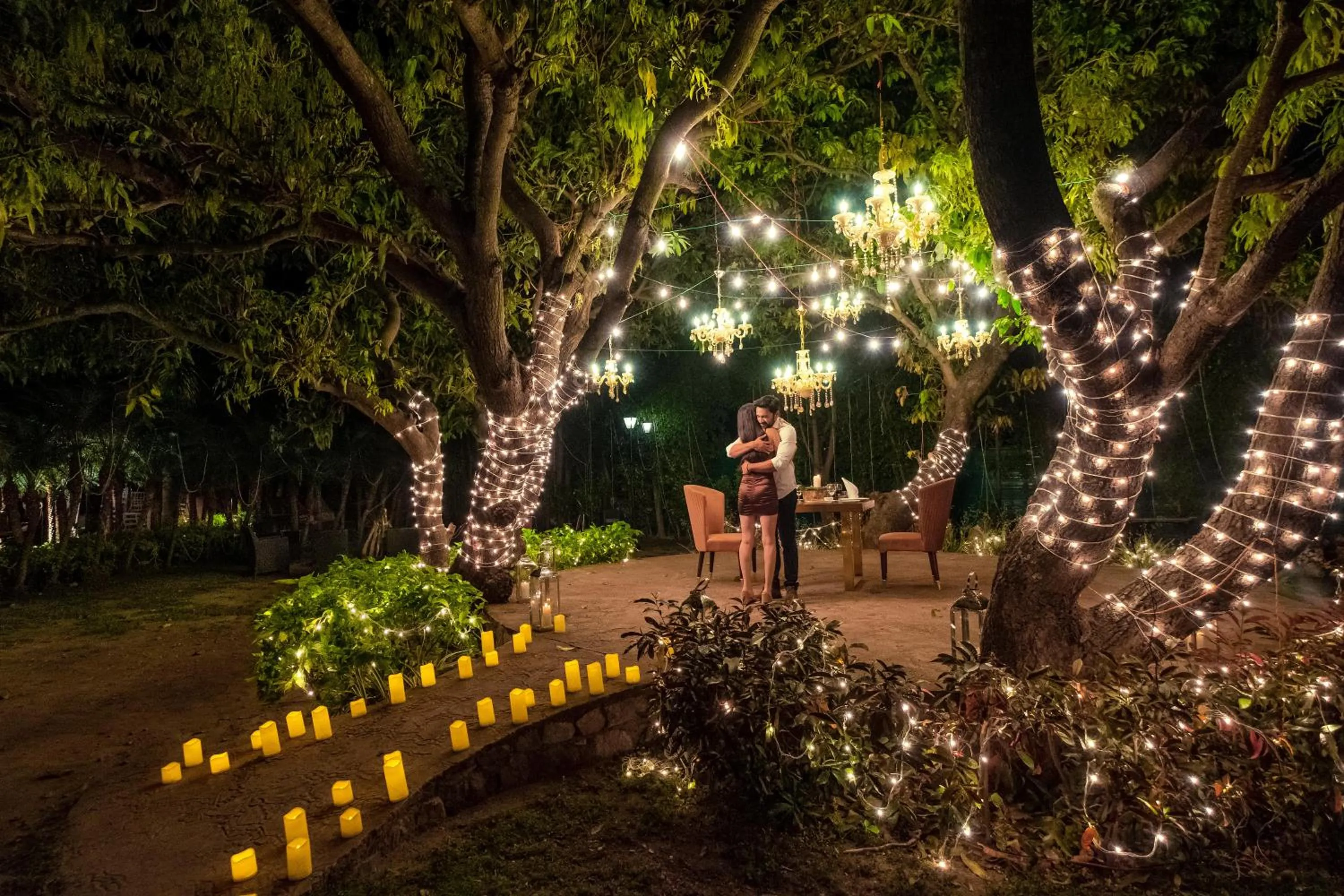 Garden in Country Inn Tarika Riverside Resort Jim Corbett