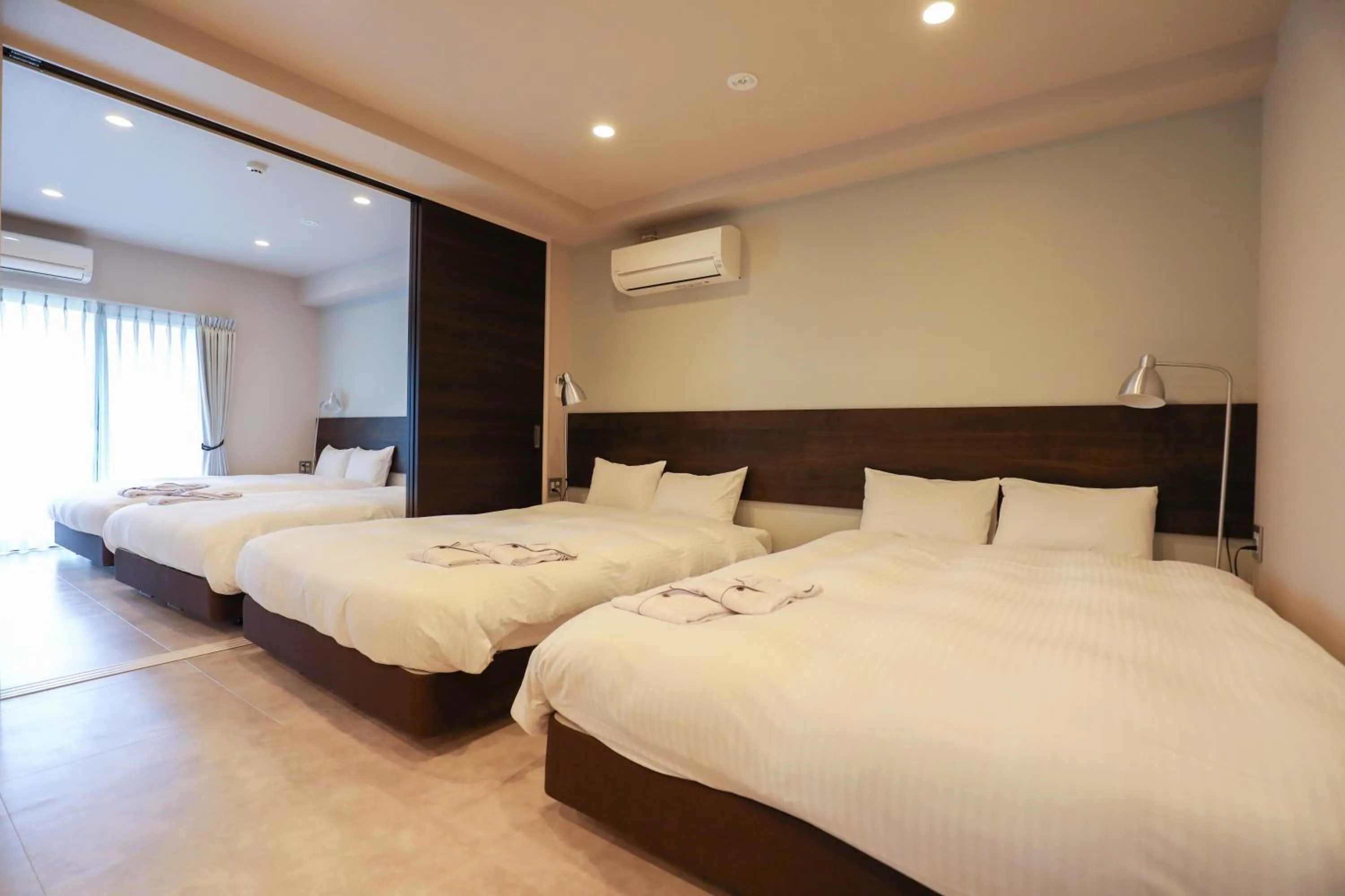 Bed in HOTEL SO SUMIYOSHi ホテルソウ博多住吉