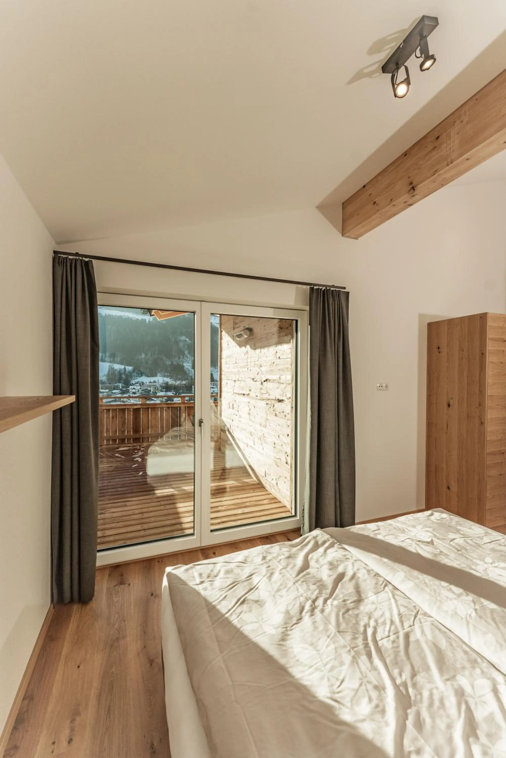 Balcony/Terrace, Bed in Sun Side by Schladming-Appartements