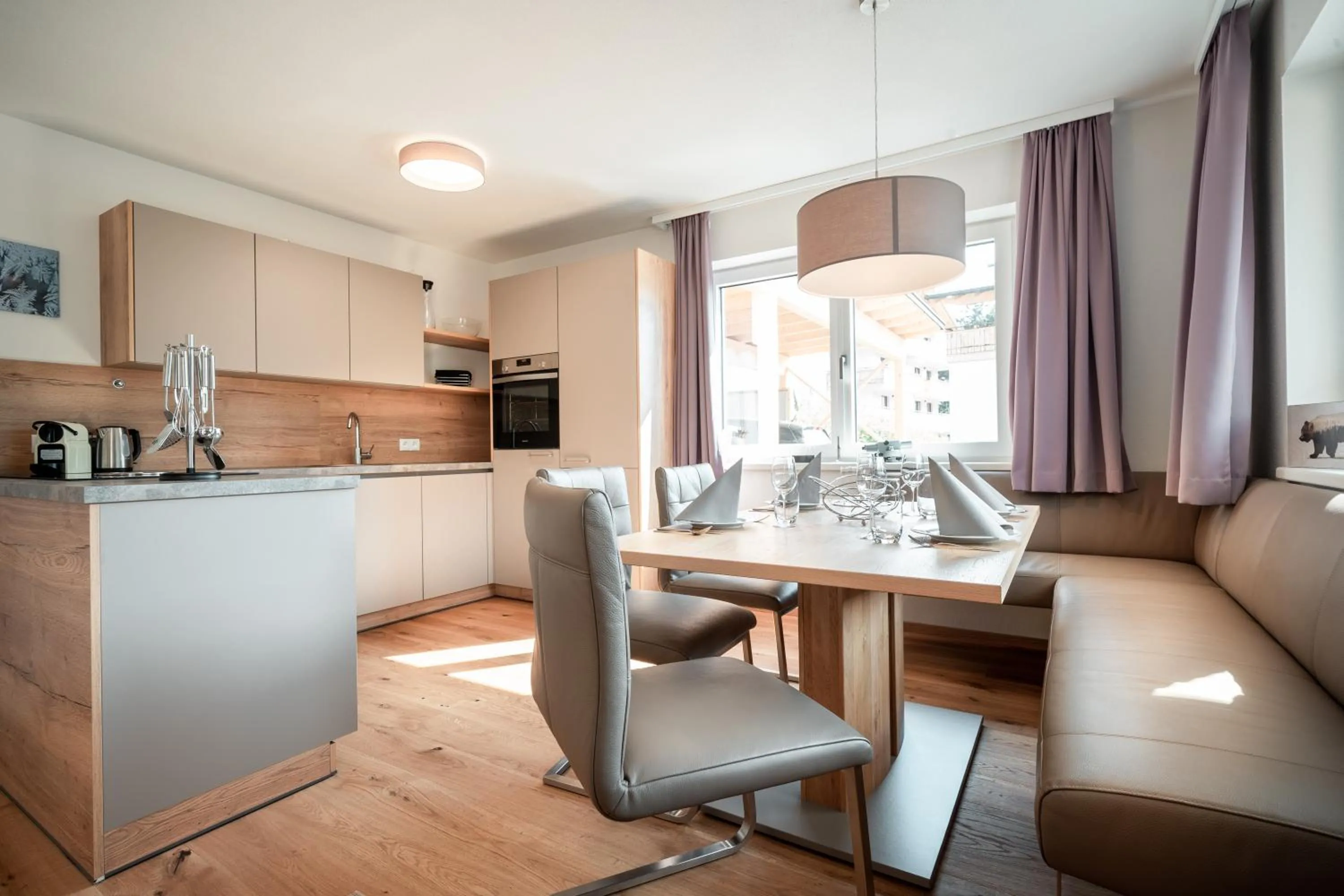 Kitchen or kitchenette in Sun Side by Schladming-Appartements
