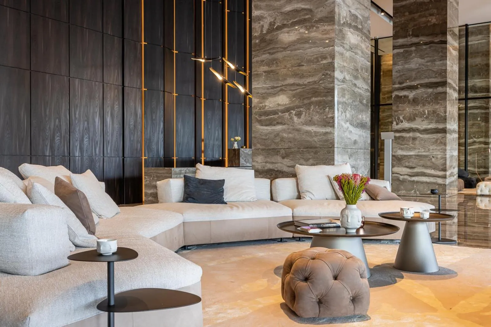 Living room in The Icon Limassol