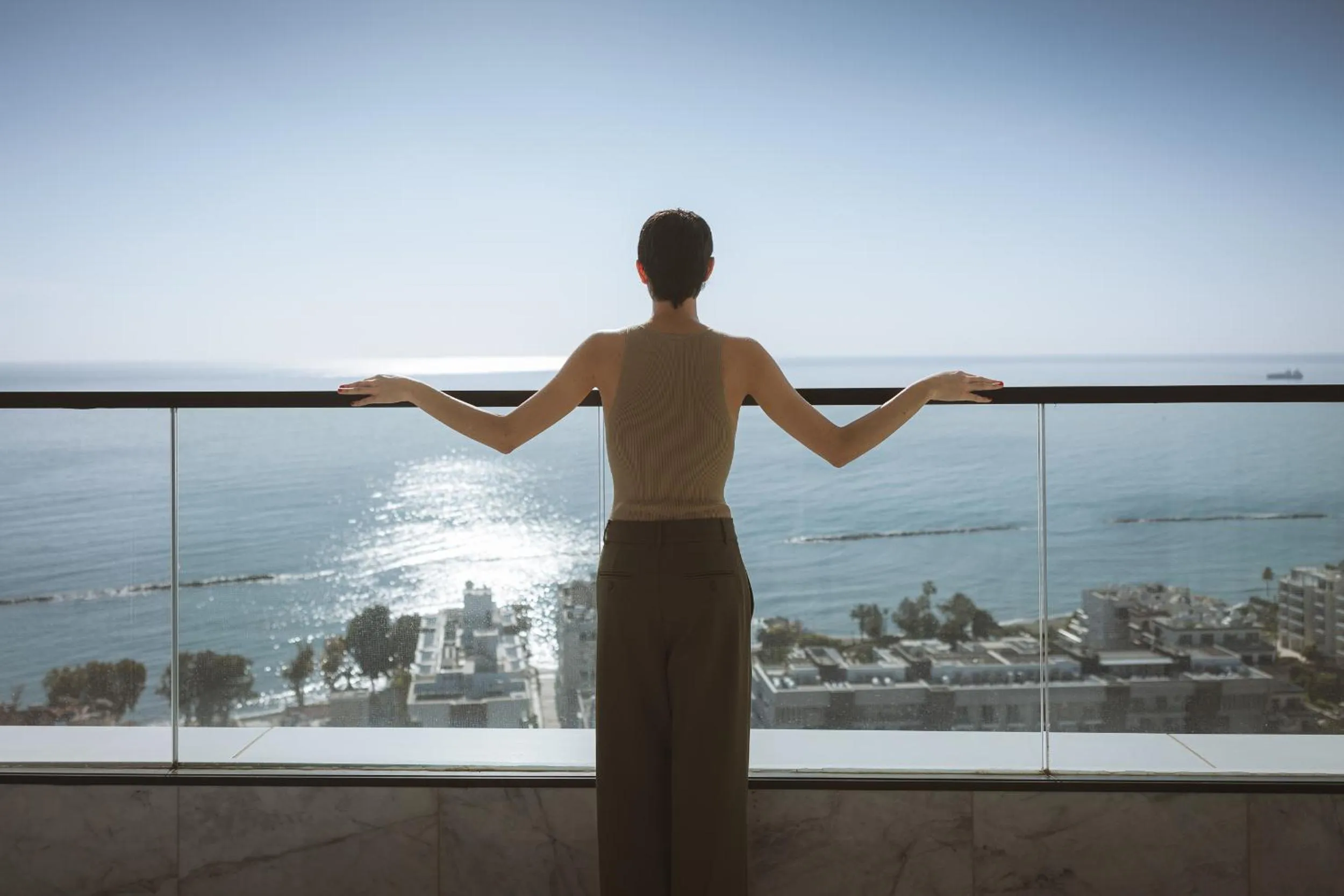 Sea view in The Icon Limassol