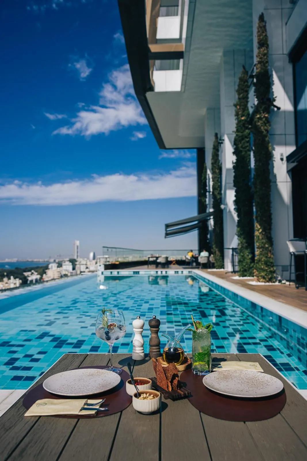 Swimming pool in The Icon Limassol