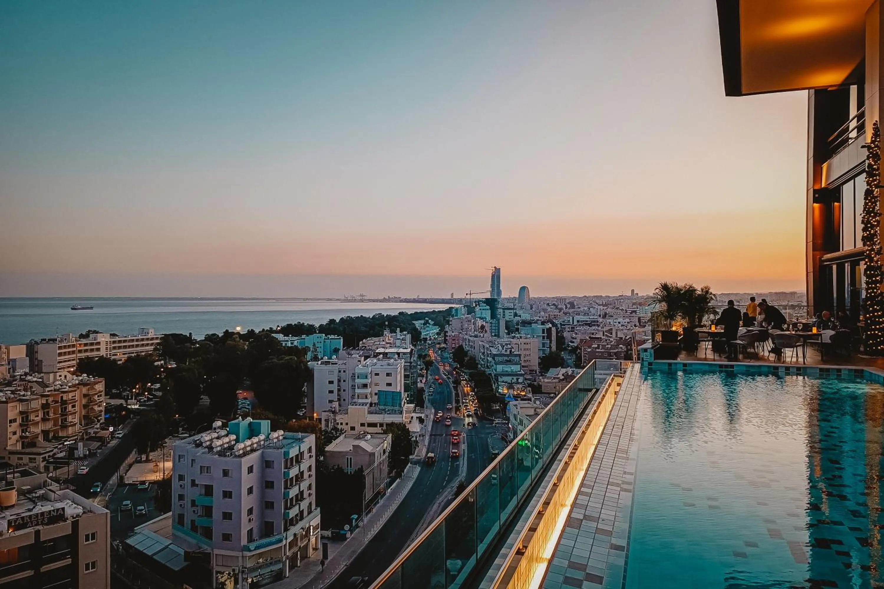 Sea view in The Icon Limassol