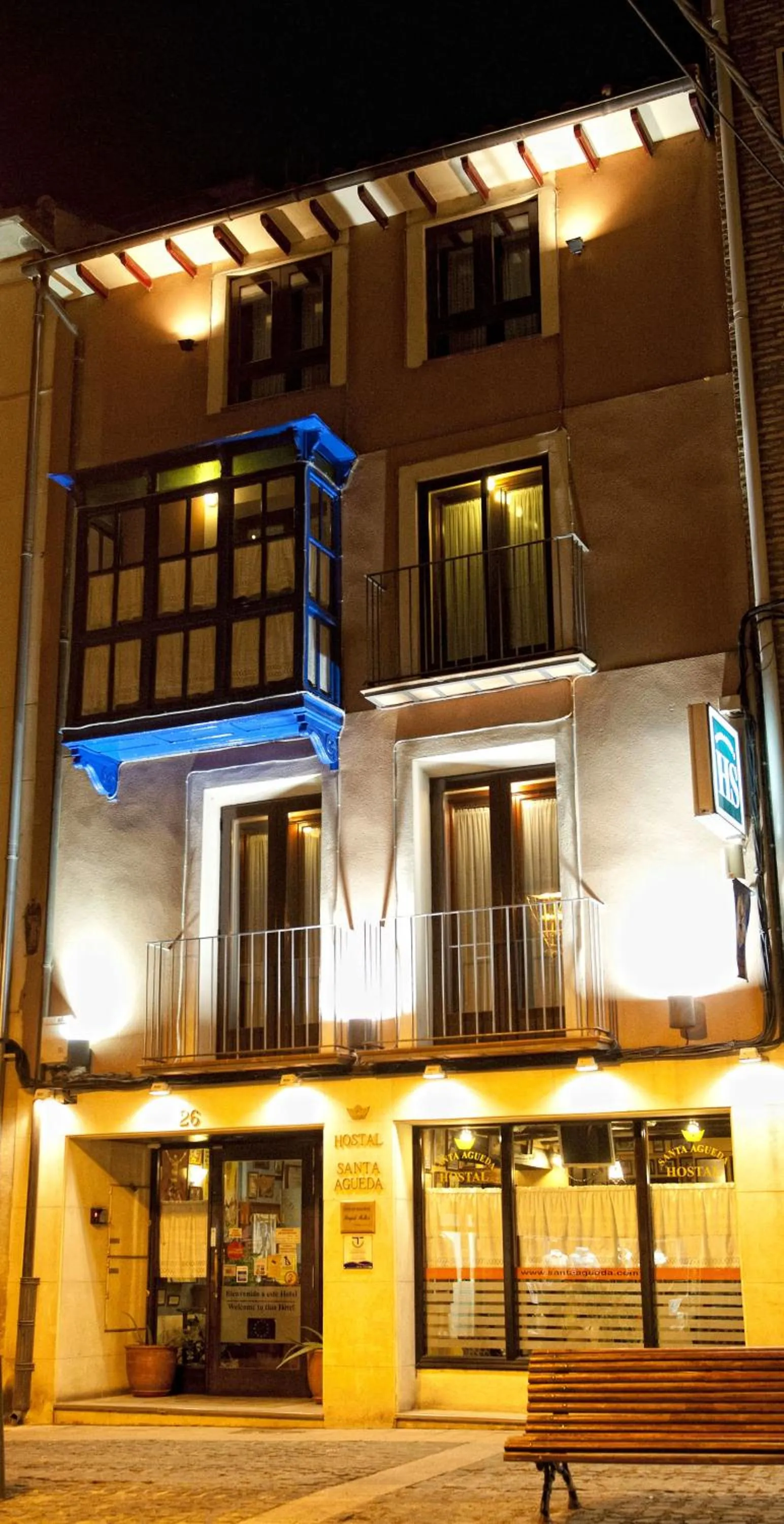 Facade/entrance in Hostal Santa Agueda
