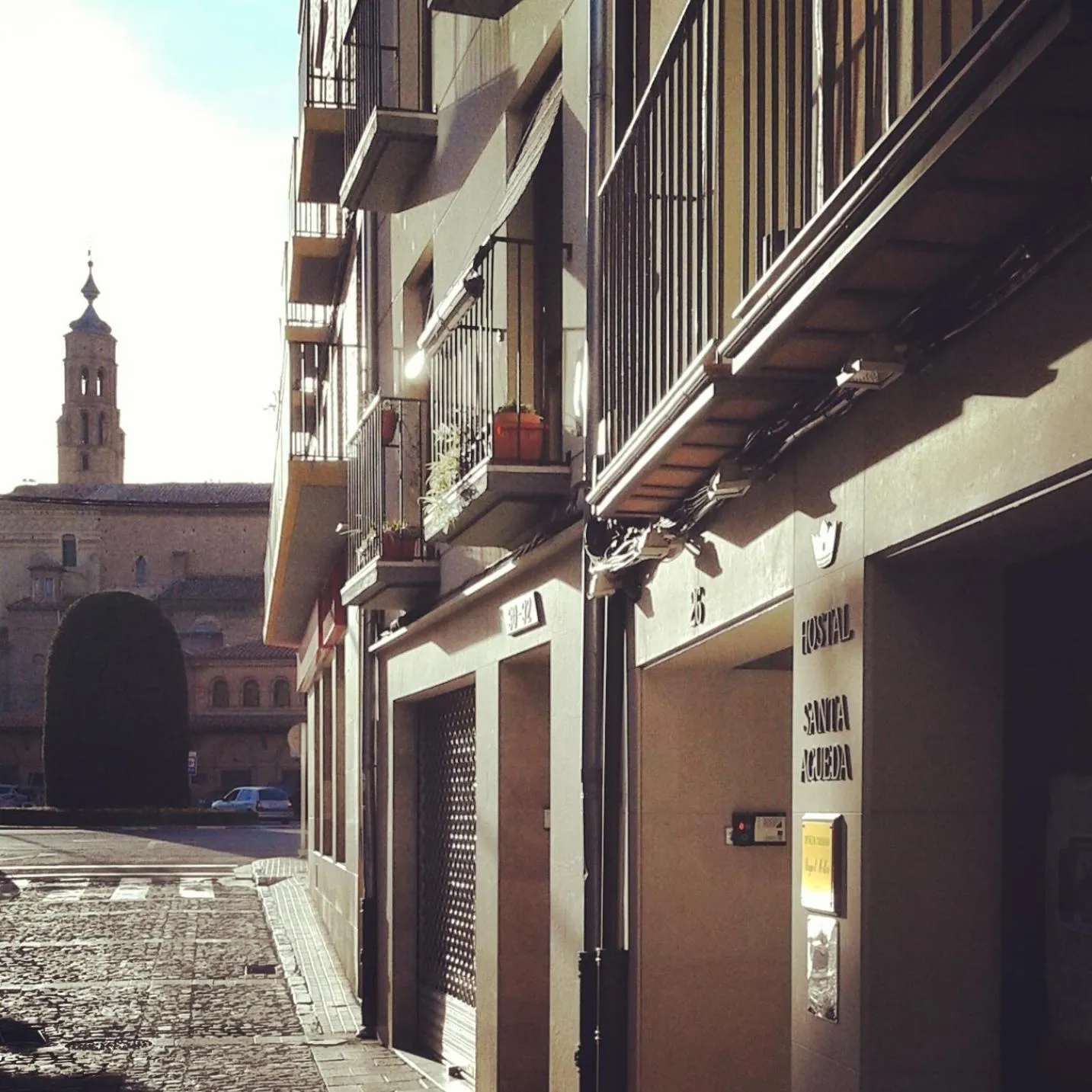 Facade/entrance in Hostal Santa Agueda