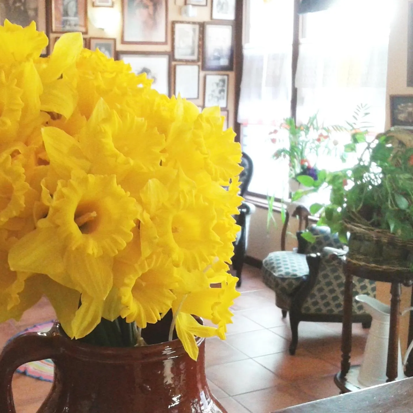 Decorative detail in Hostal Santa Agueda