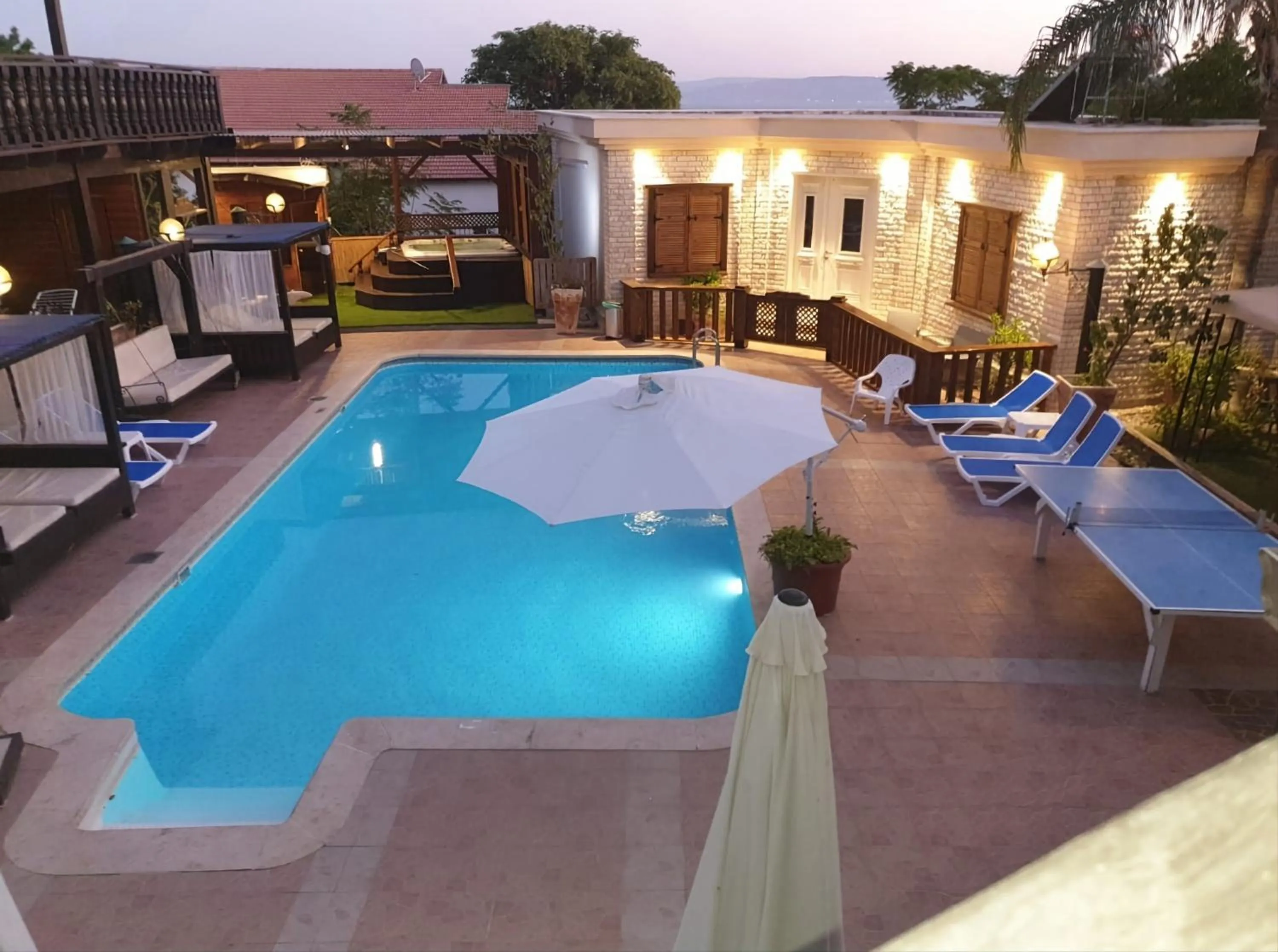 Pool view in The Pearl of the Golan - Pnina BaGolan