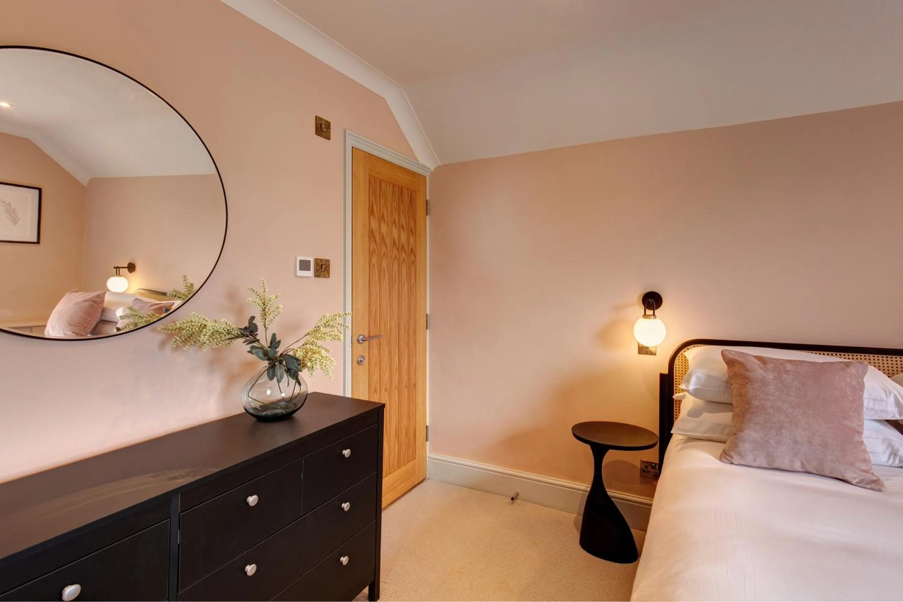 Bedroom, Bed in The Railway Hotel by Barefoot Retreats