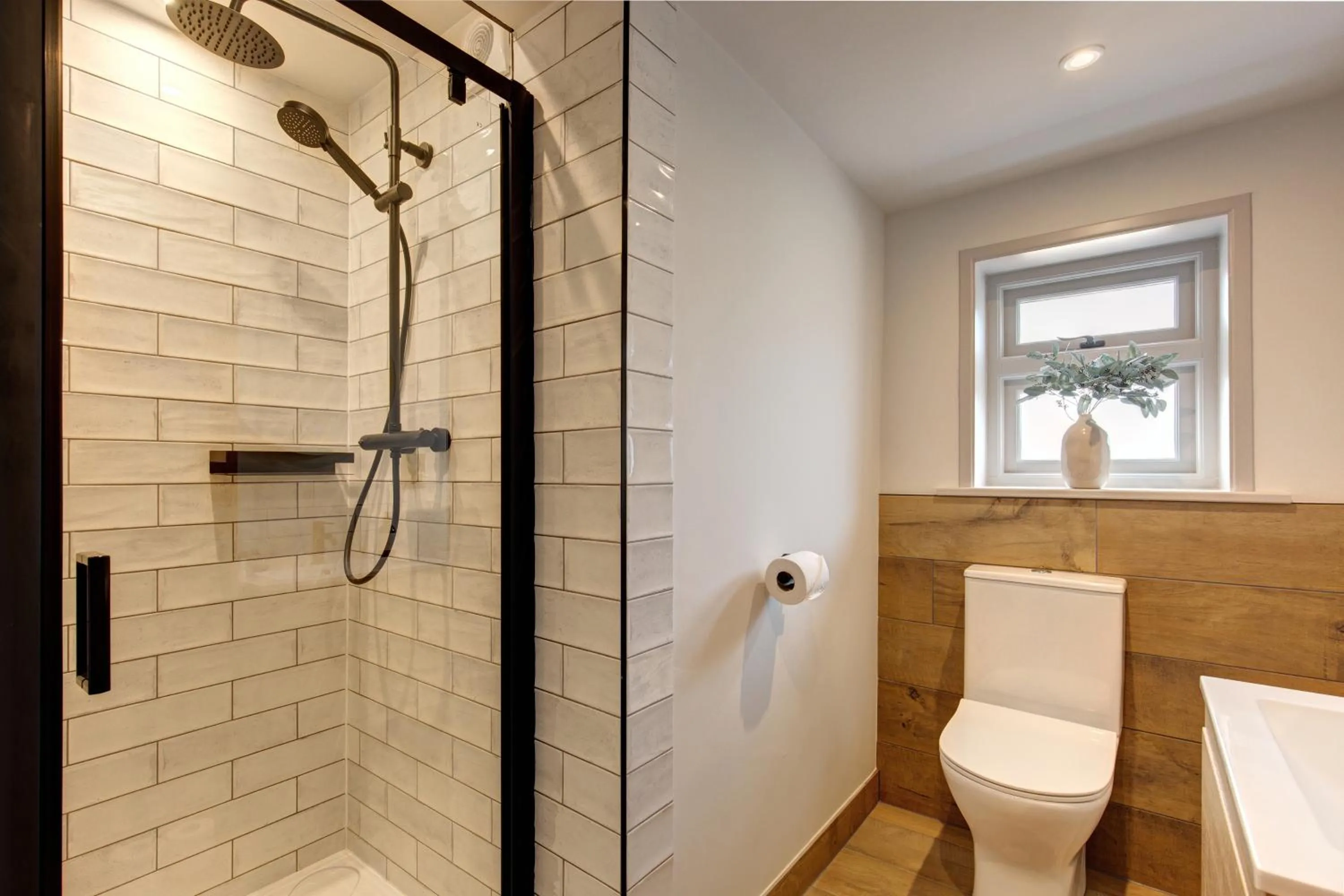 Shower in The Railway Hotel by Barefoot Retreats