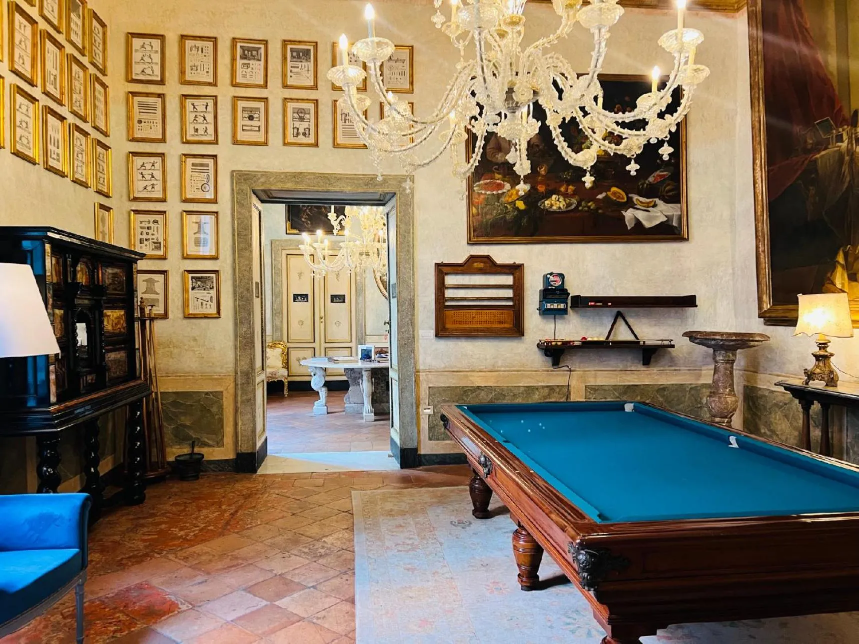 Billiard in Palazzo Doria Napoli