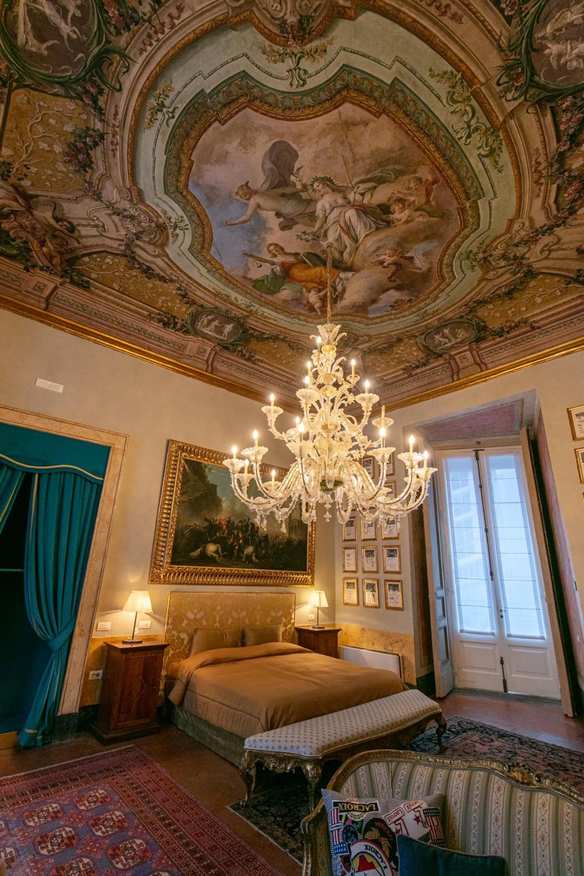 Bed in Palazzo Doria Napoli