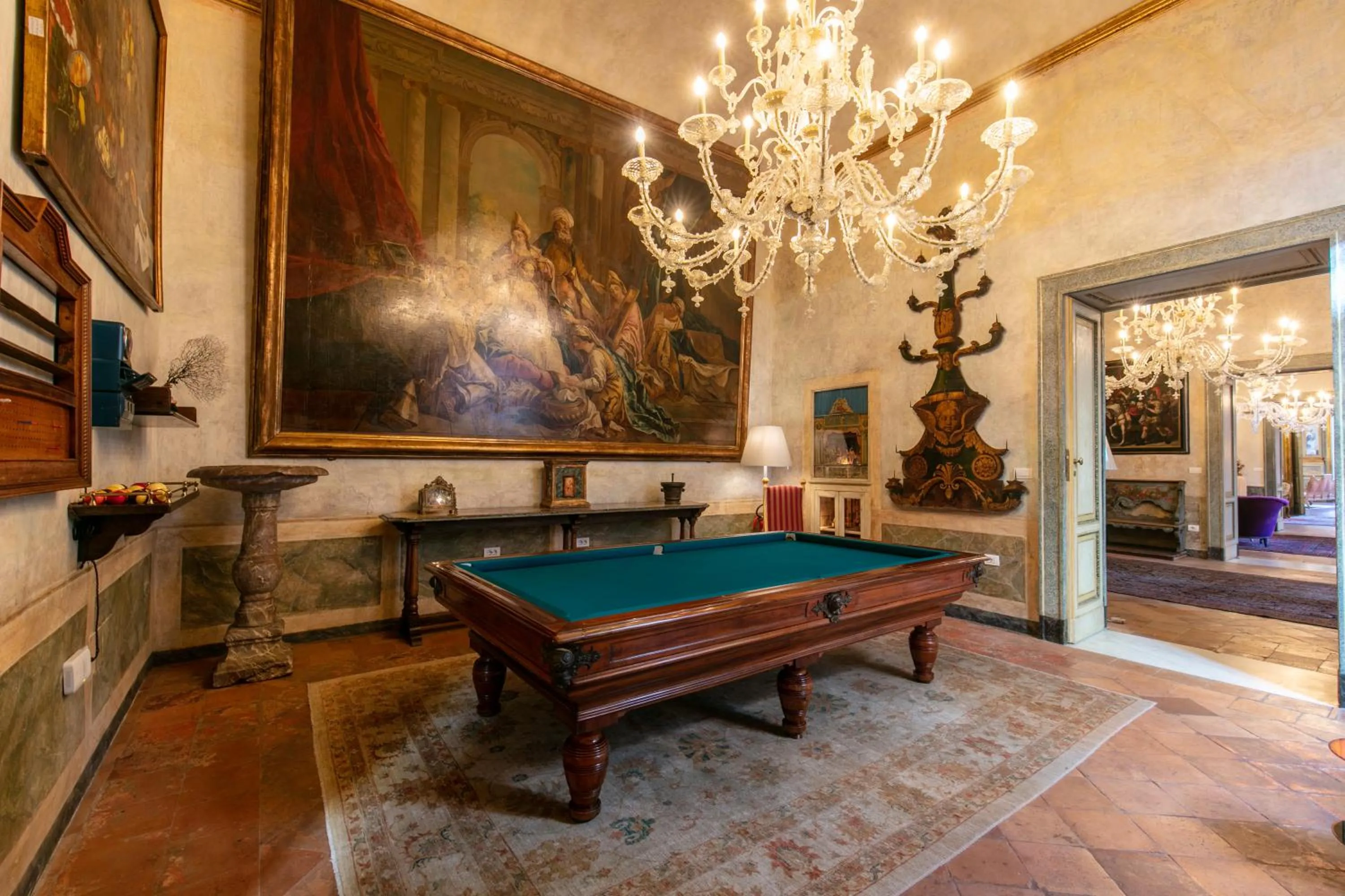 Billiard in Palazzo Doria Napoli