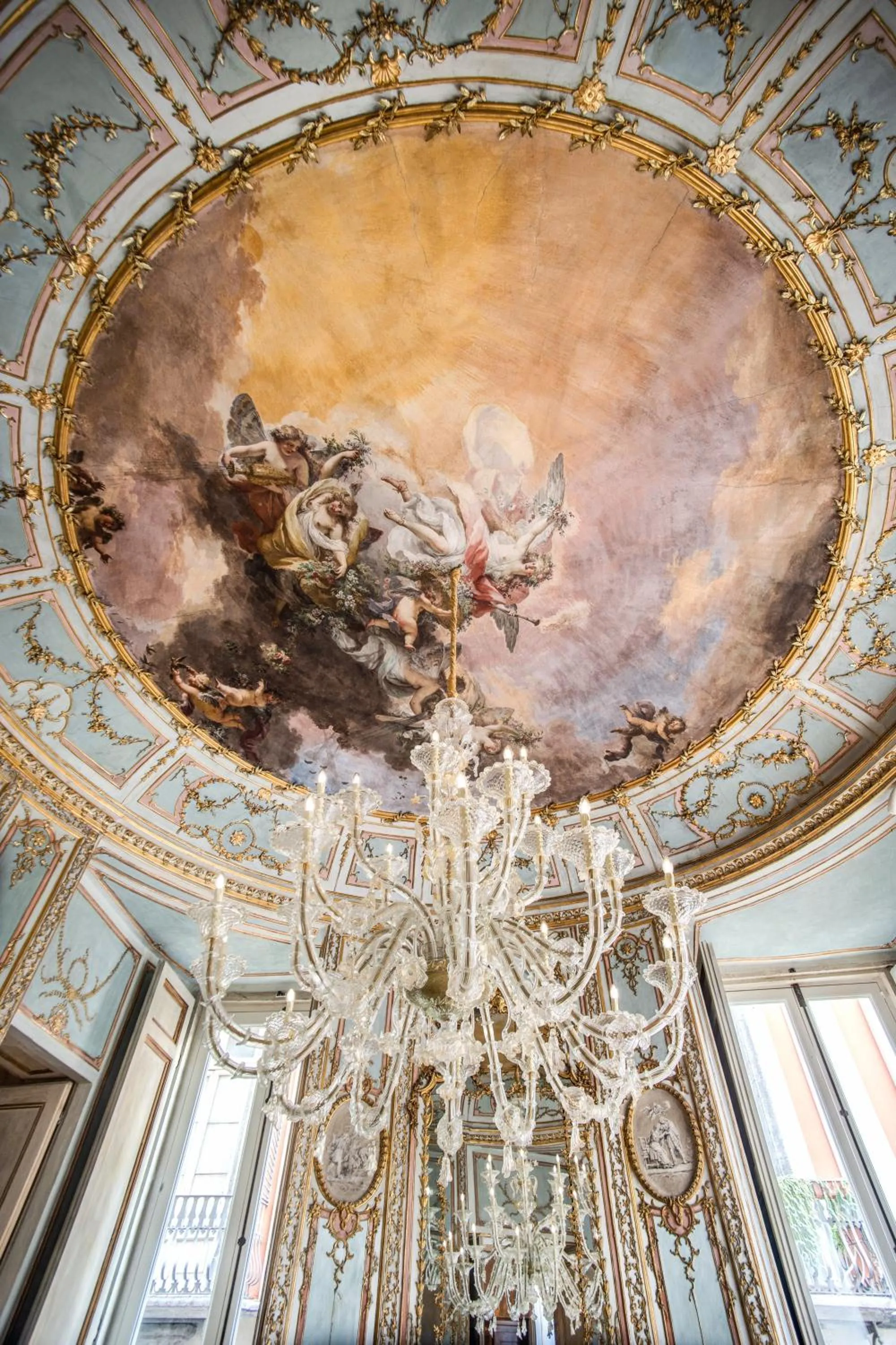 Decorative detail in Palazzo Doria Napoli