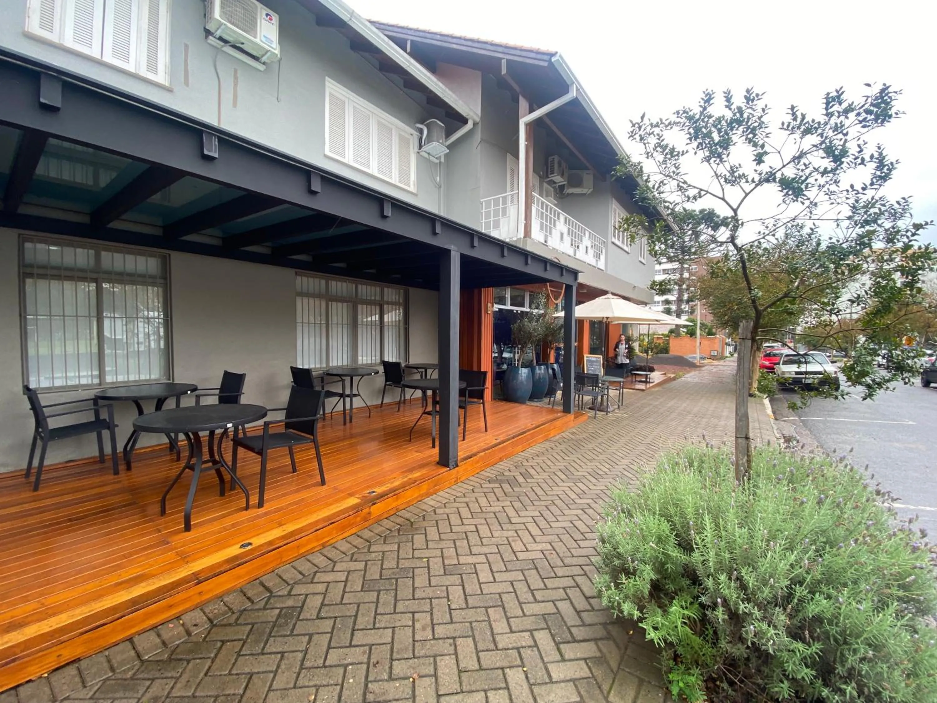 Facade/entrance in FIKA Residence