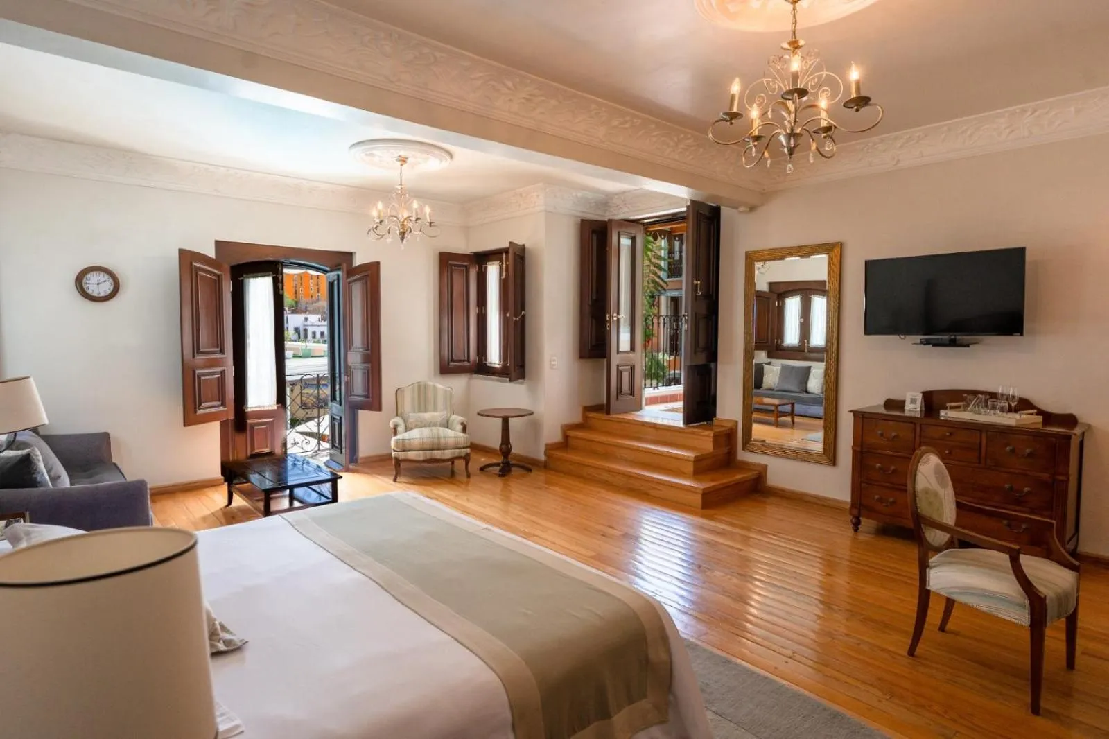 TV and multimedia, Bed in Villa Maria Cristina Hotel