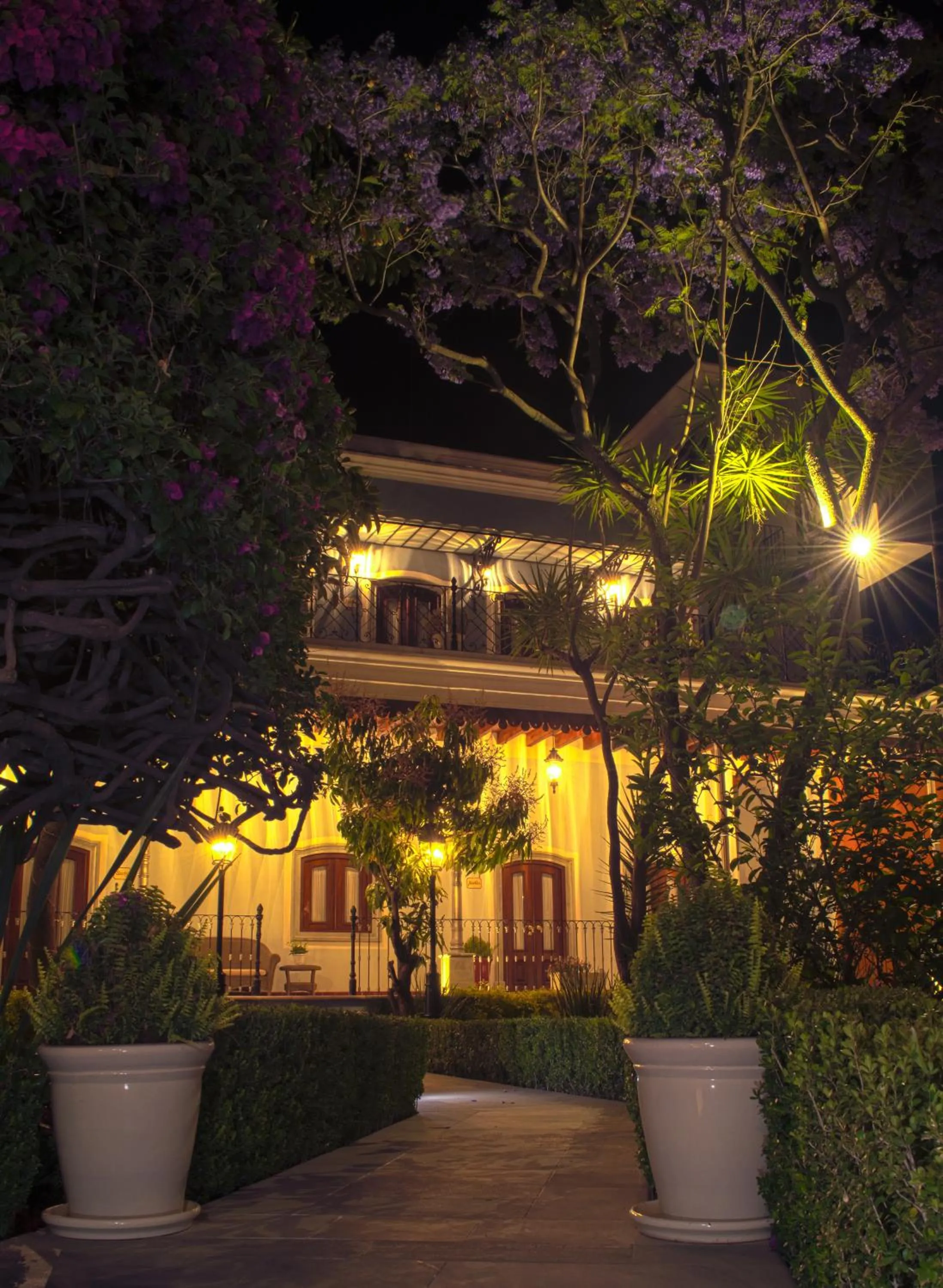 Patio in Villa Maria Cristina Hotel