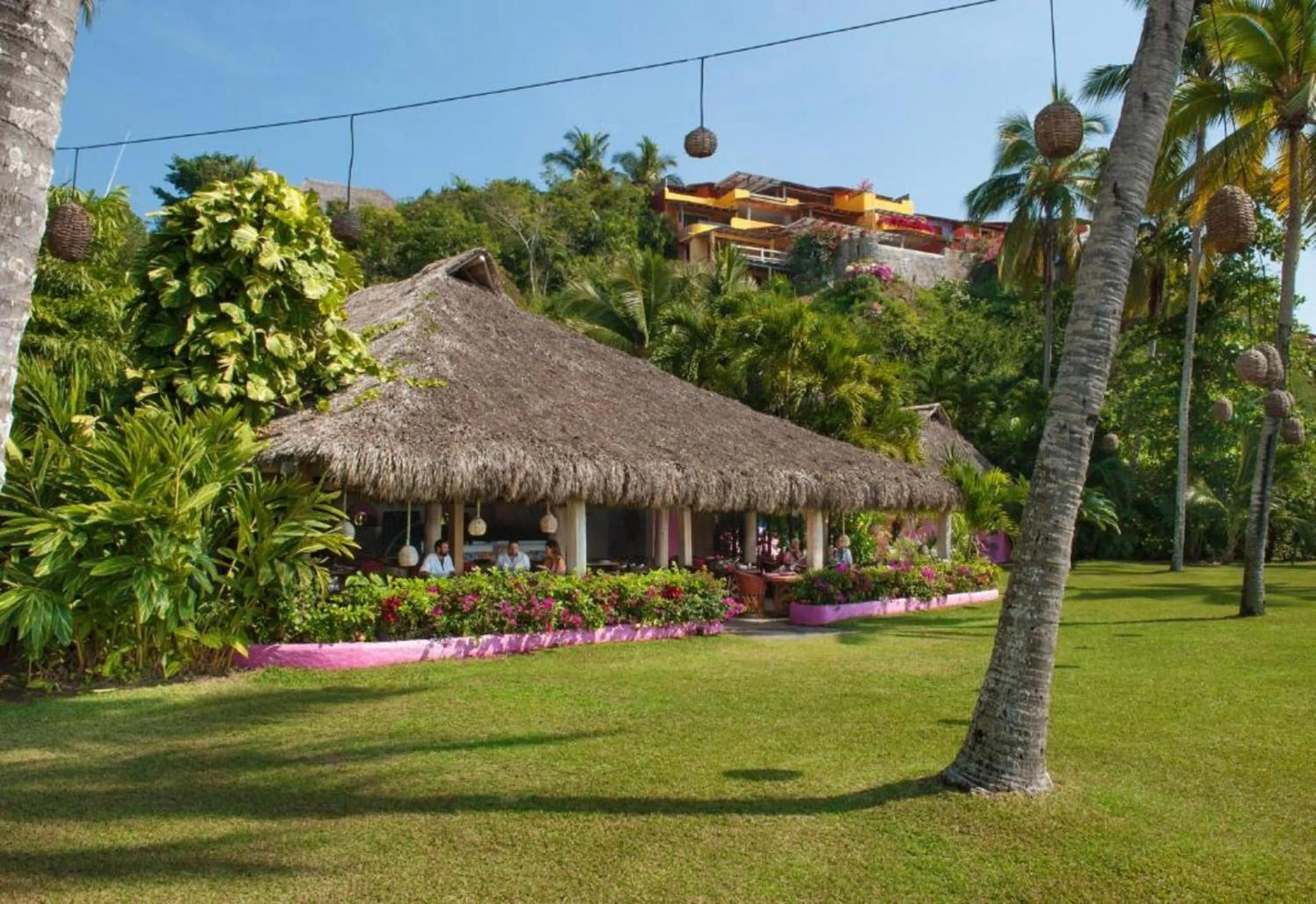 Garden in Playa Rosa Bungalows Careyes