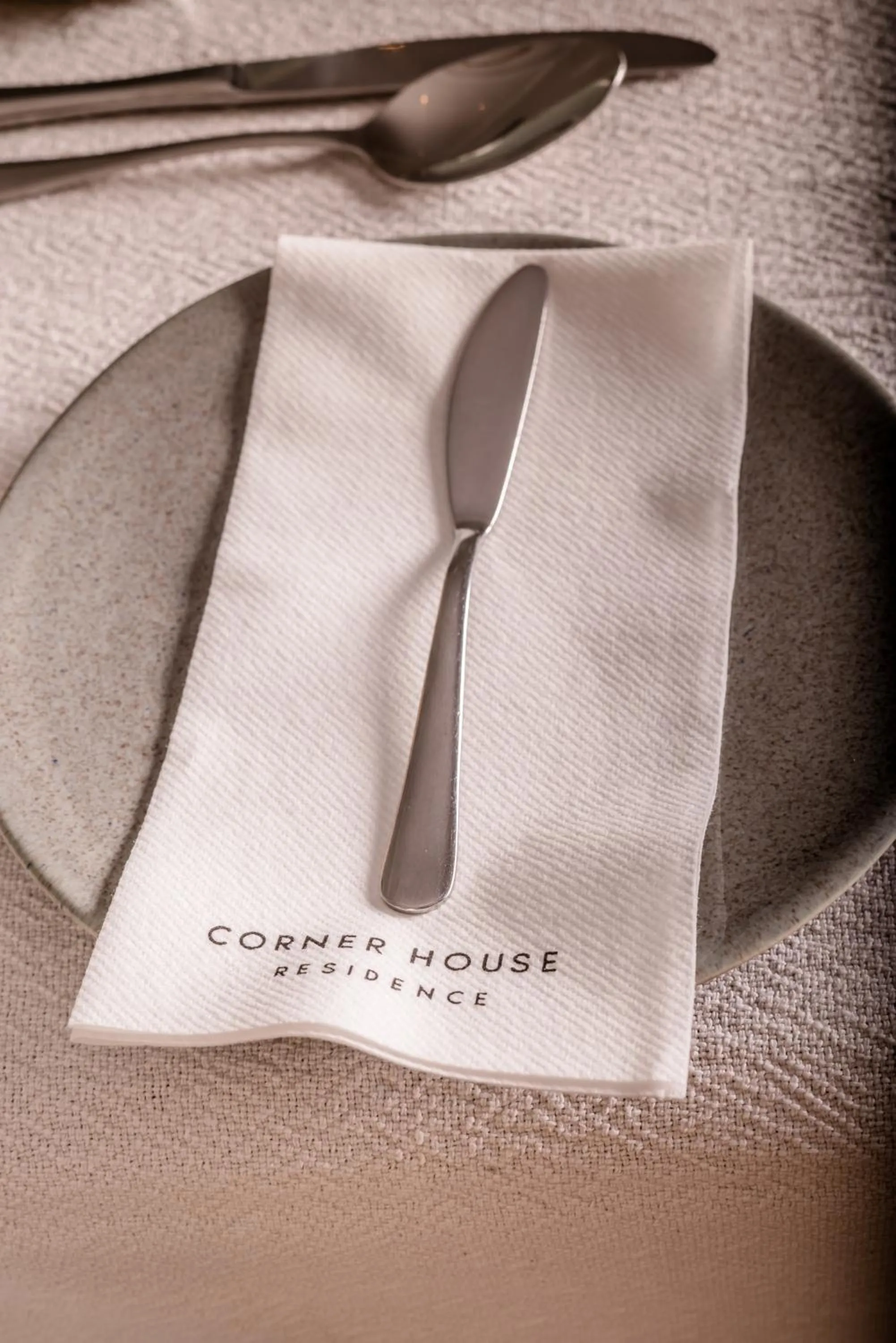 Decorative detail in Corner House Residence