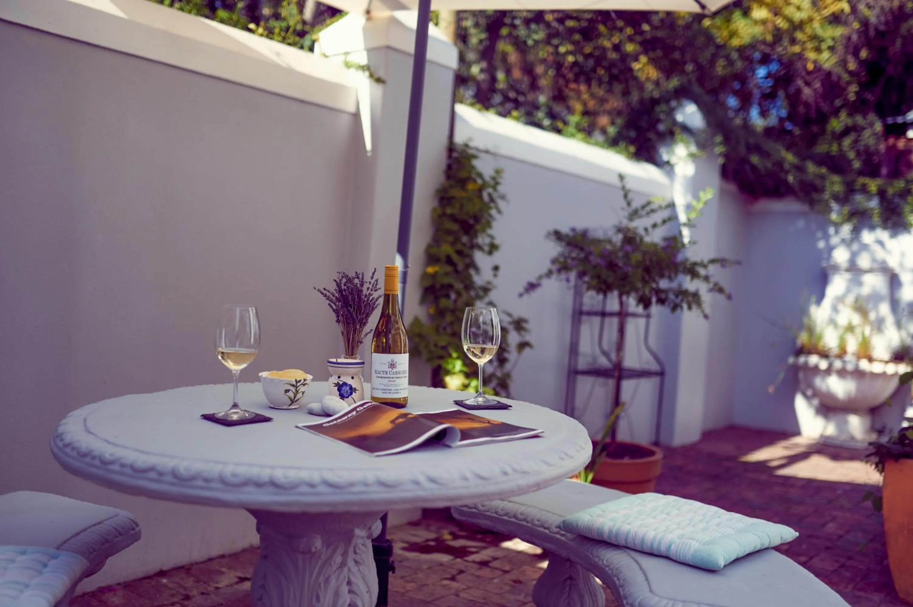 Patio in Corner House Residence
