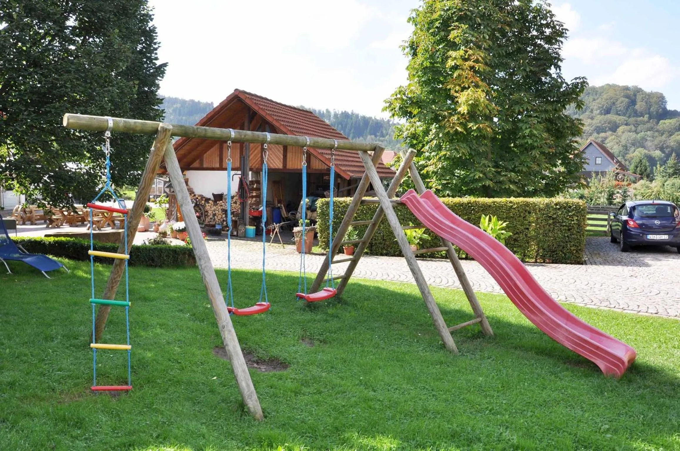 Children play ground in Landhotel Zur Pferdetränke
