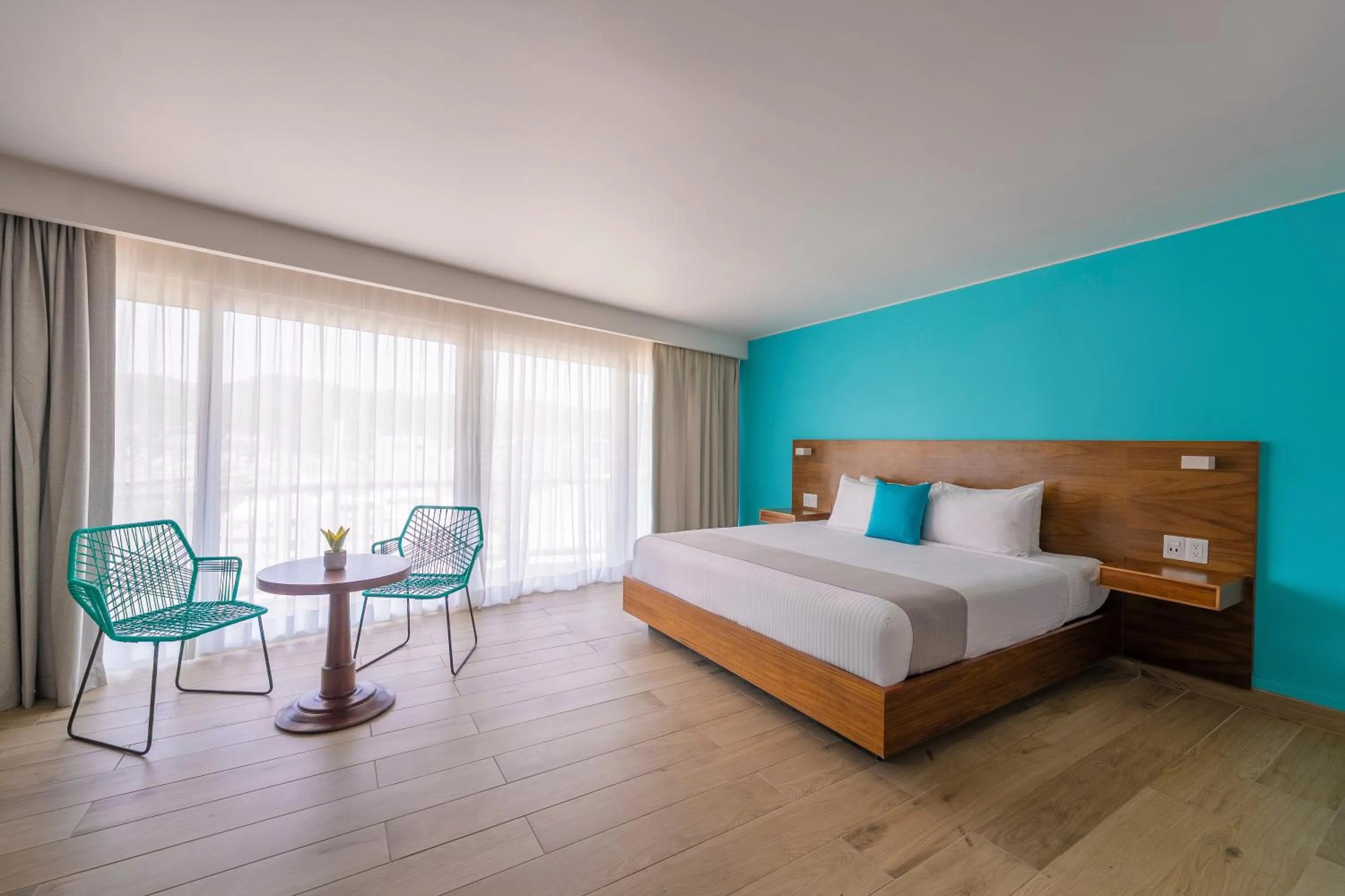 Bed in Hotel Amares Acapulco