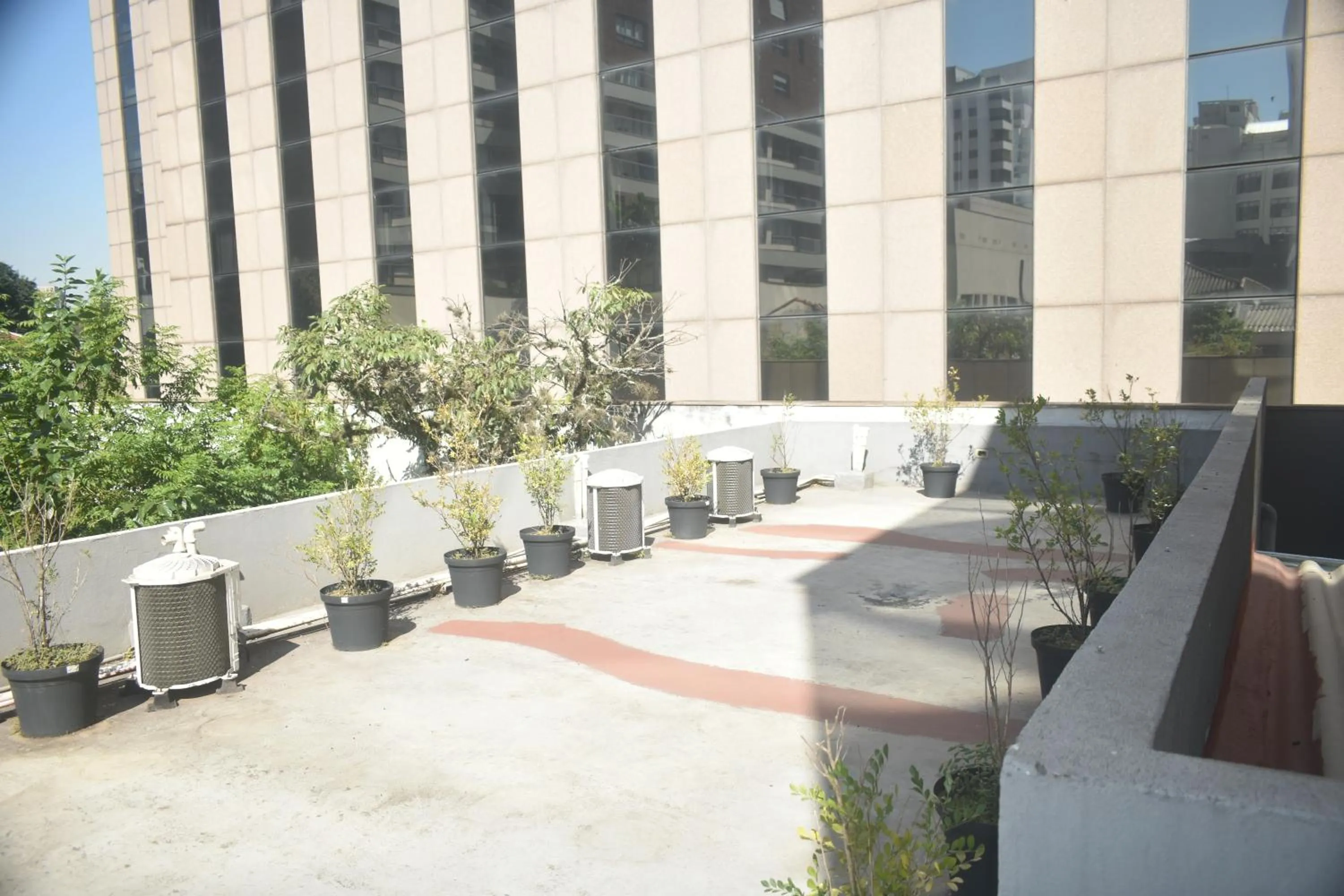 Balcony/Terrace in Unity Hotel - Vila Mariana SP