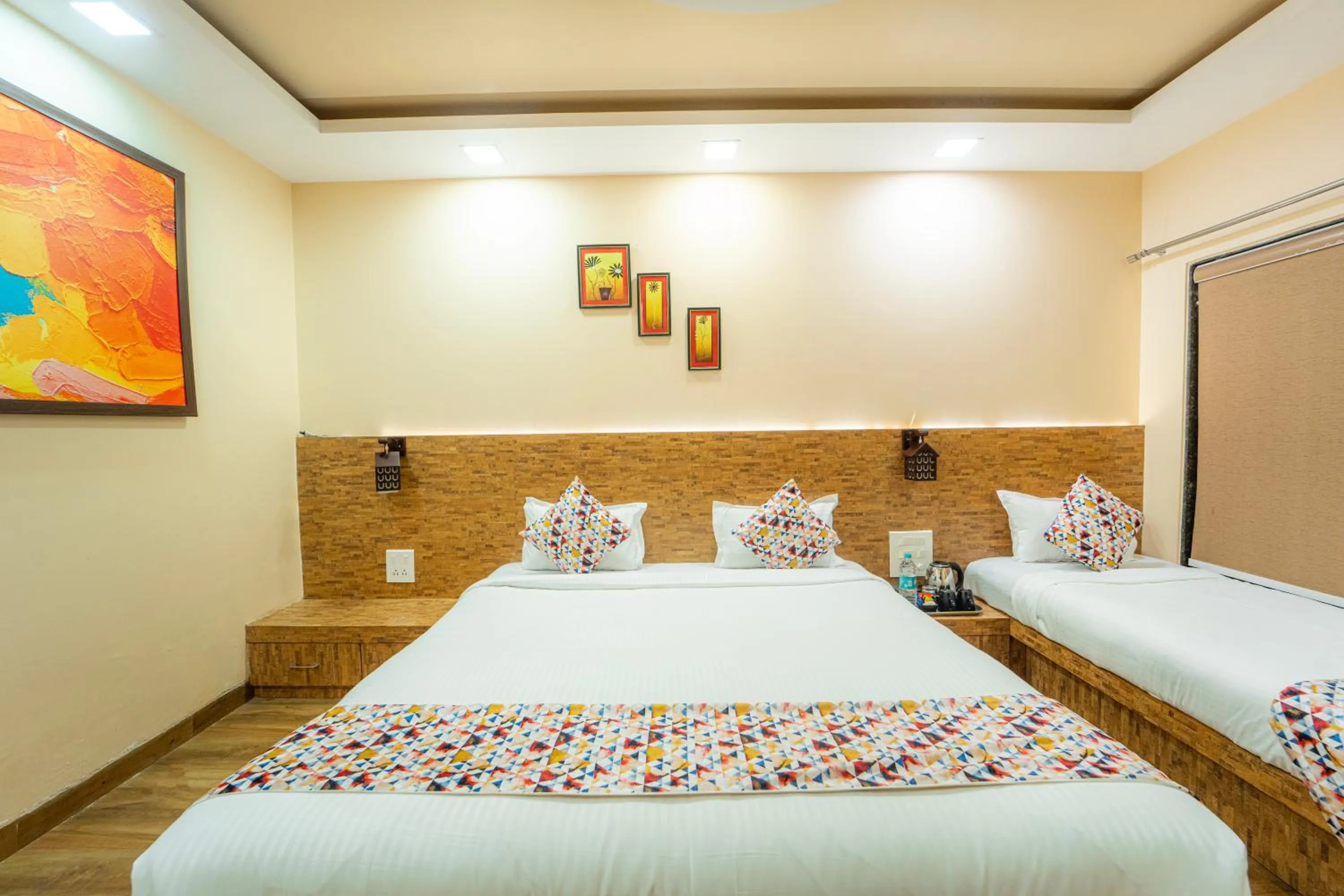 Bed in Bagicha villa and cottage