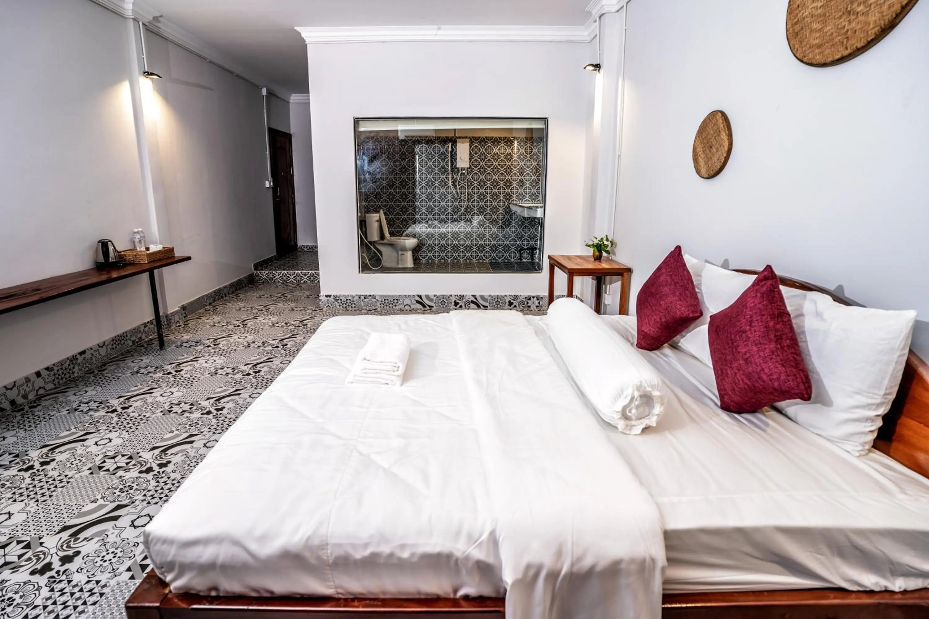 Bed in Bat Rice Resort