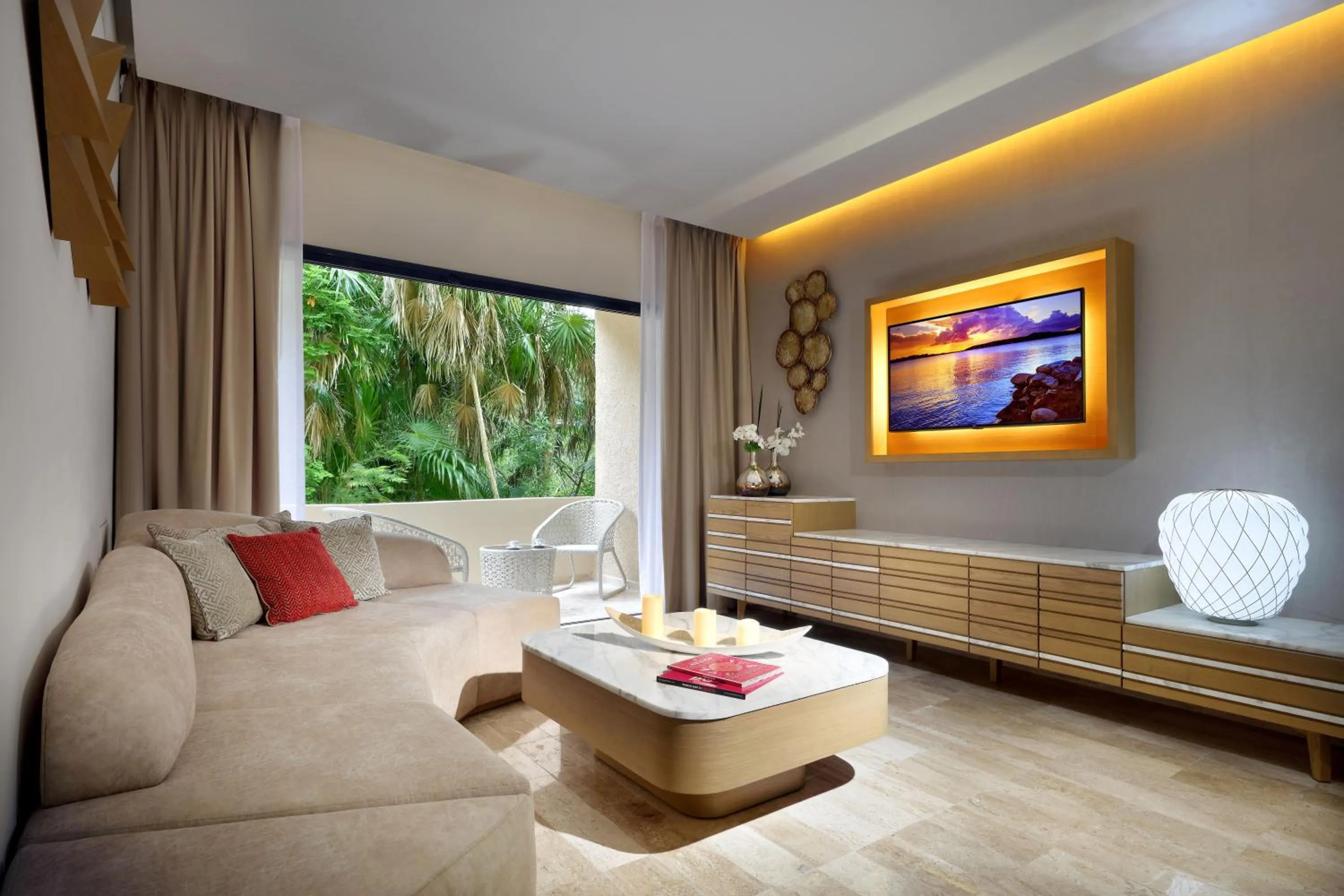 Living room in TRS Yucatan Hotel - Adults Only