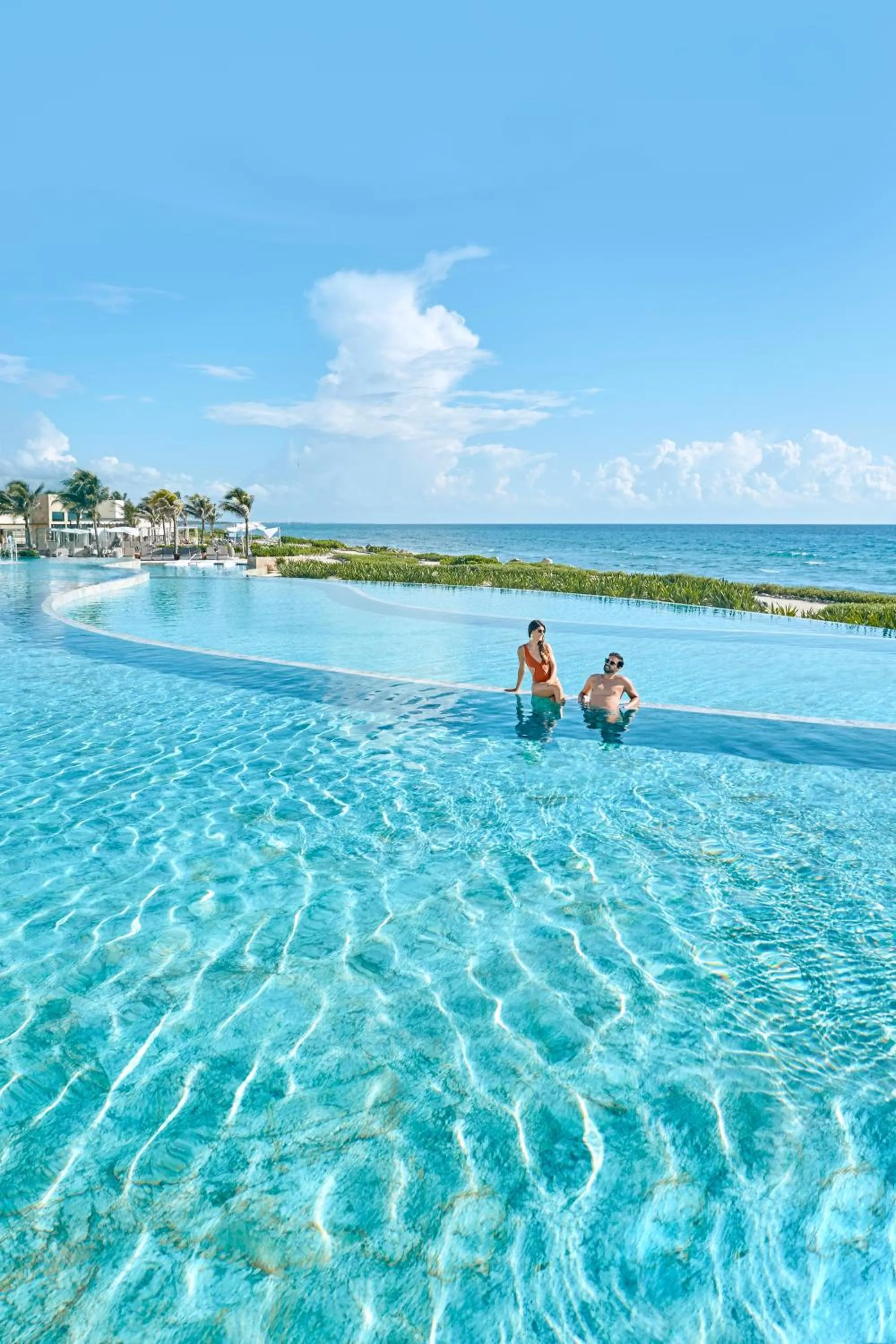 Pool view in TRS Yucatan Hotel - Adults Only