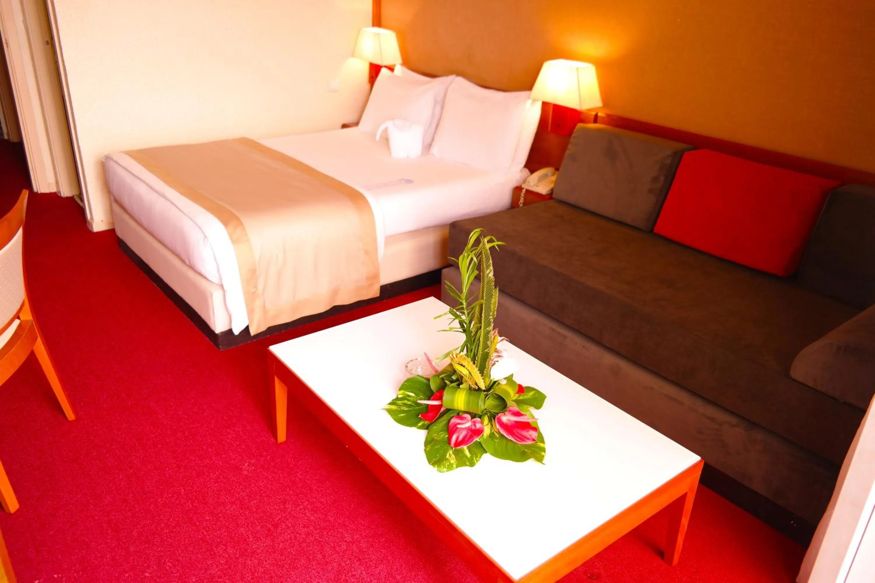 Bedroom, Bed in Hôtel Sawa