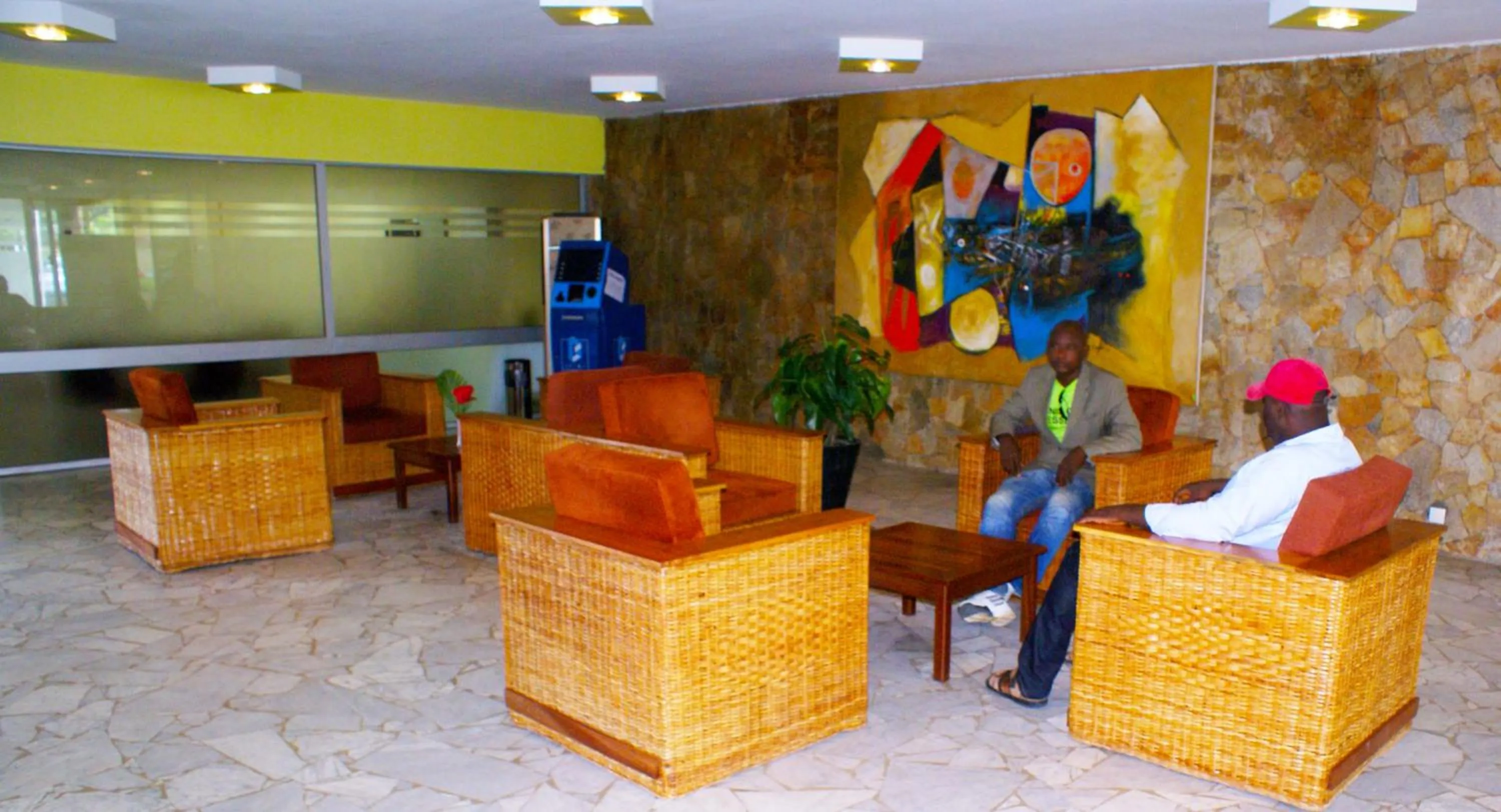 Lobby or reception in Hôtel Sawa