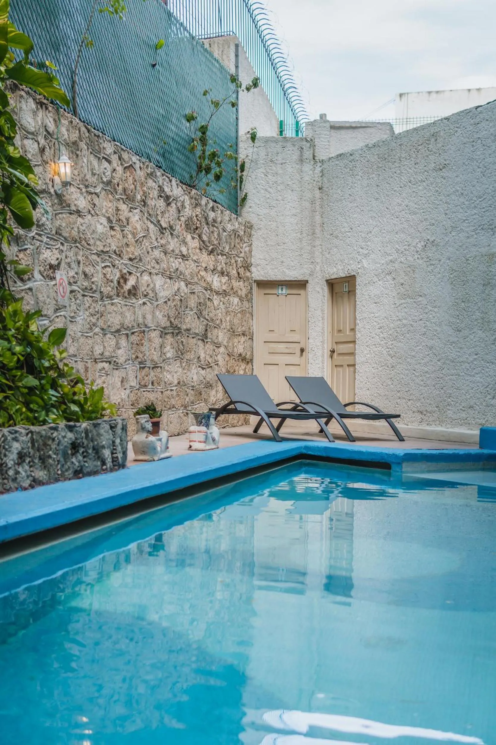 Swimming pool in Hotel Plaza Kokai Cancún