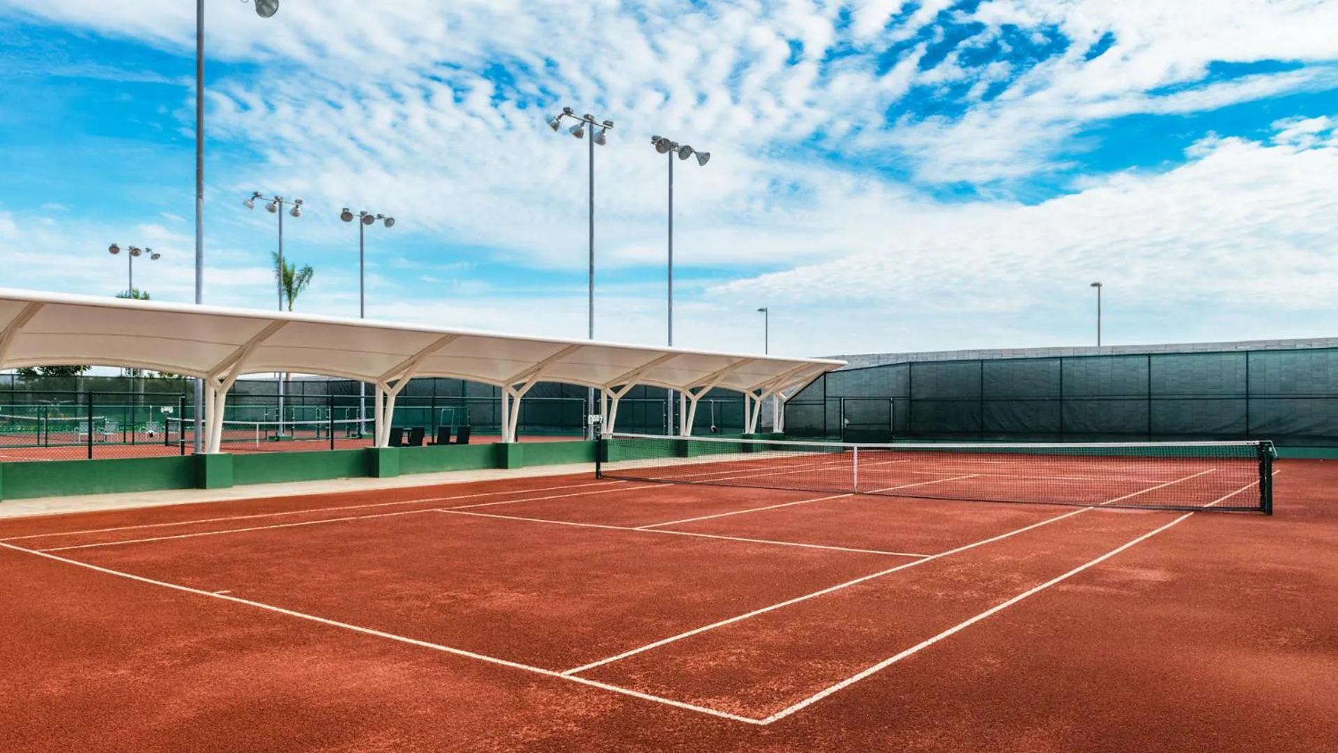 Tennis court in Palacio Mundo Imperial Riviera Diamante Acapulco