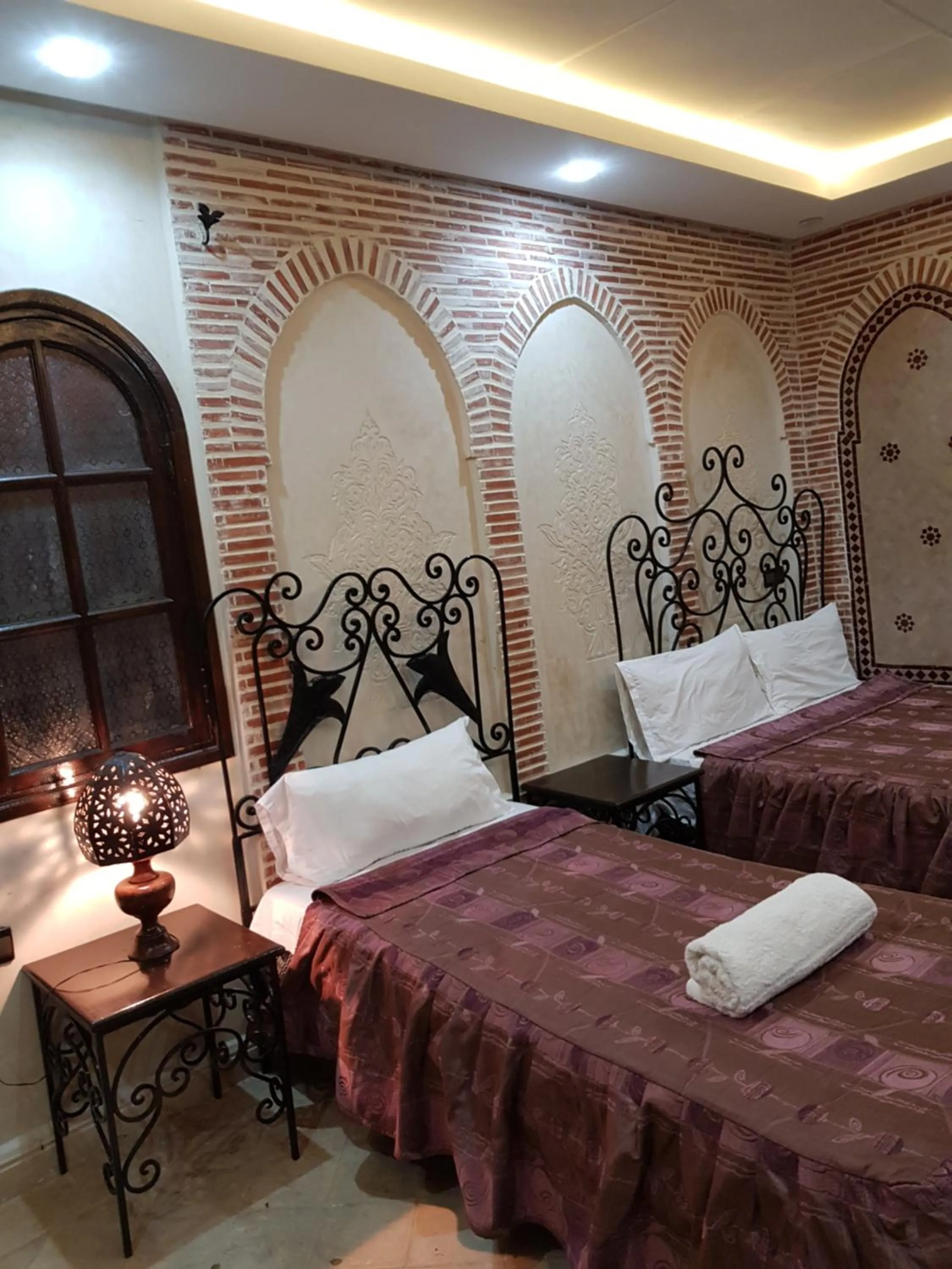 Bed in Hotel Salsabil