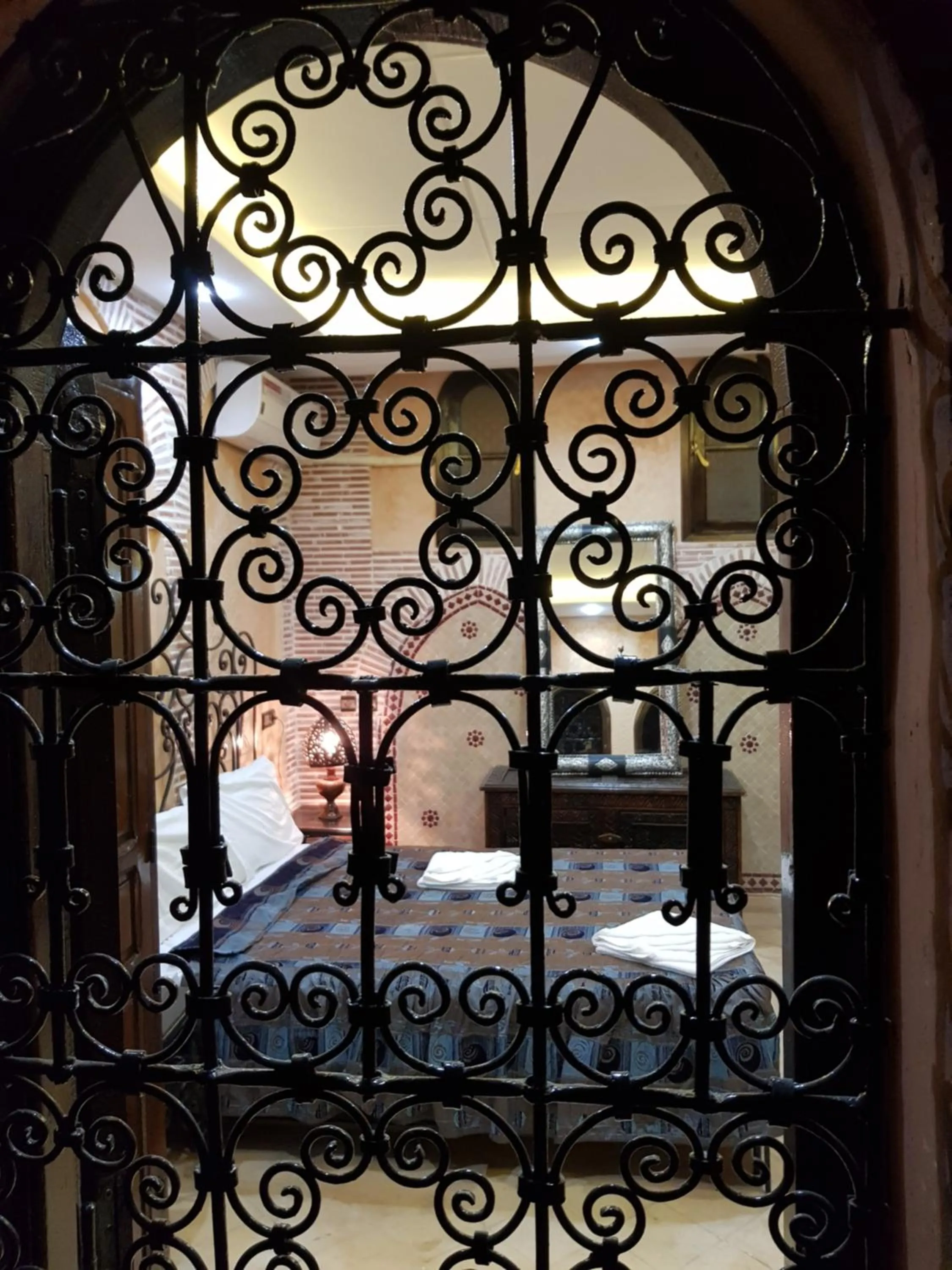 Bed in Hotel Salsabil