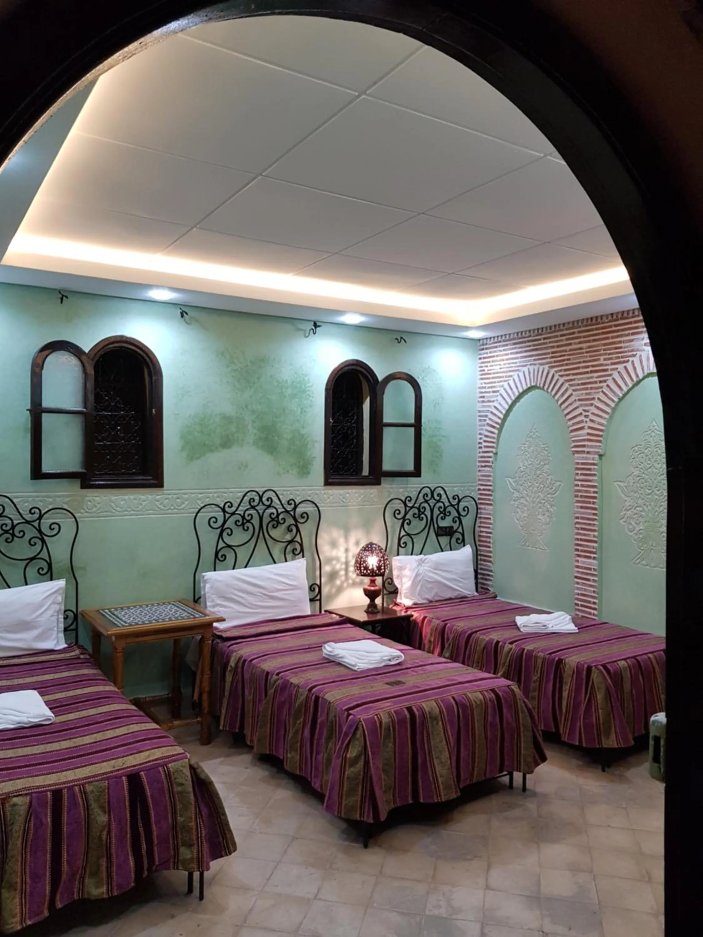 Bed in Hotel Salsabil