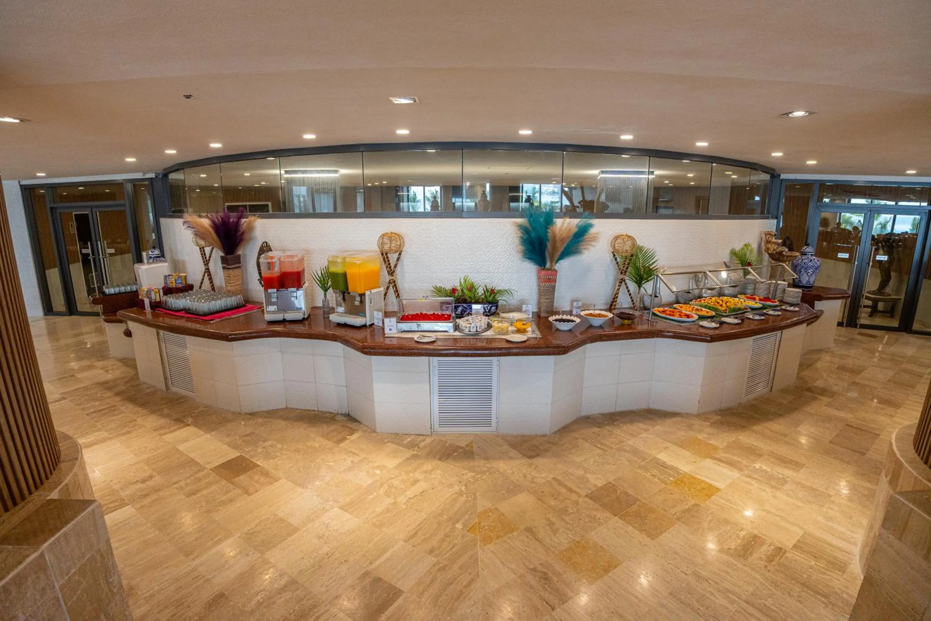 Buffet breakfast in Copacabana Beach Hotel Acapulco