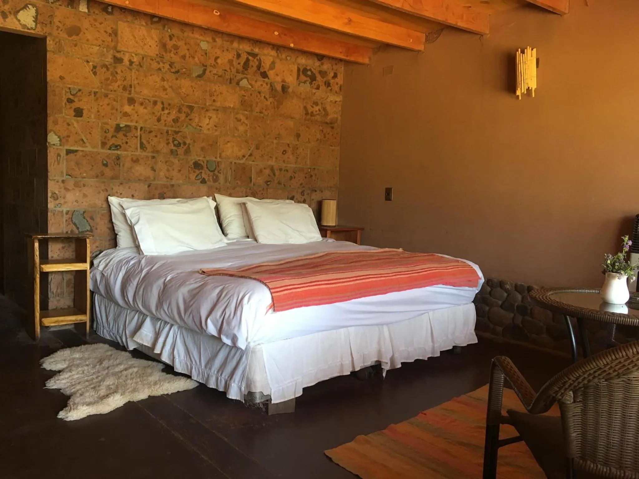 Bed in Eco-Lodge El Andinista