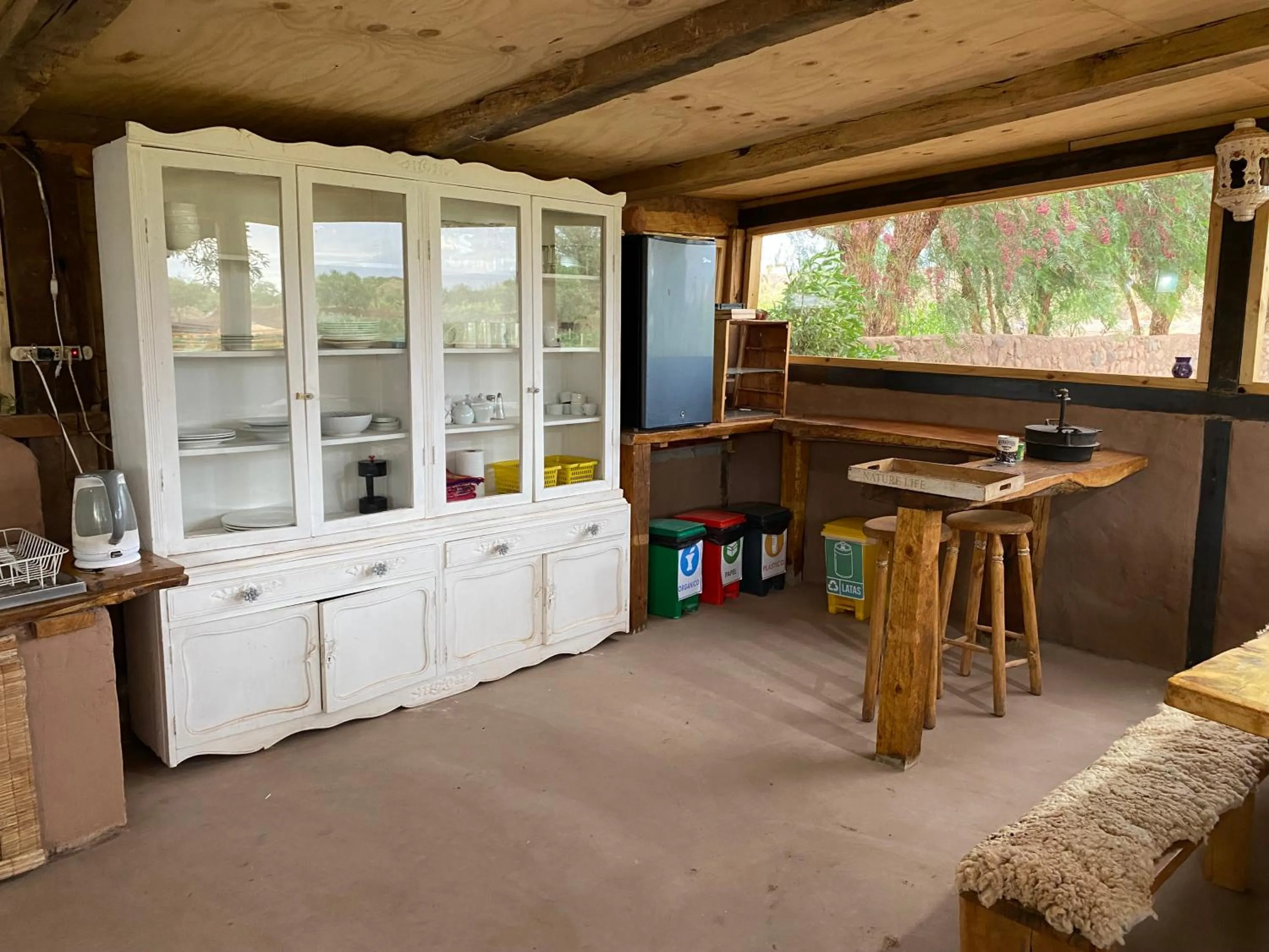 Dining area in Eco-Lodge El Andinista