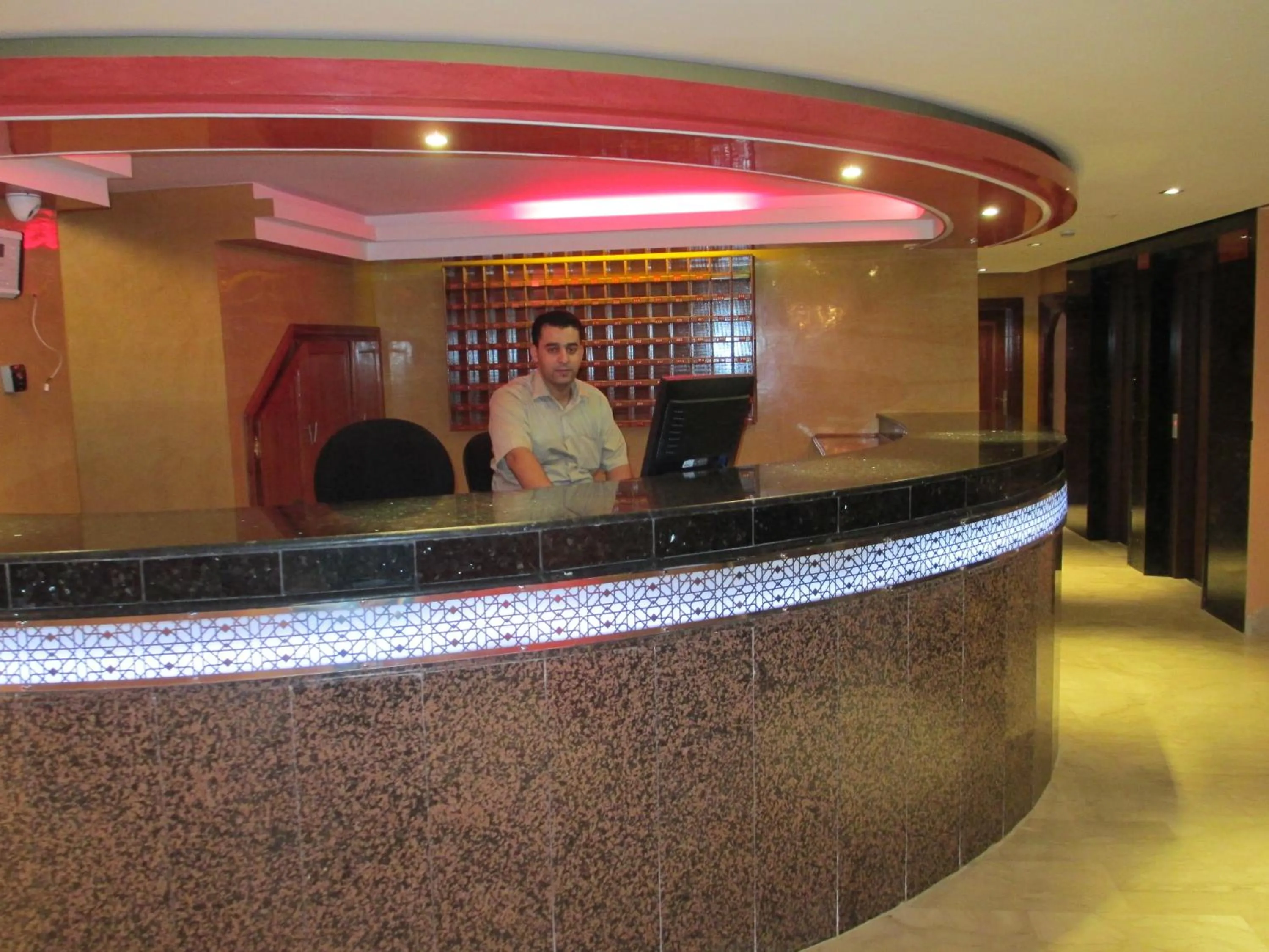 Lobby or reception in Hotel Gomassine
