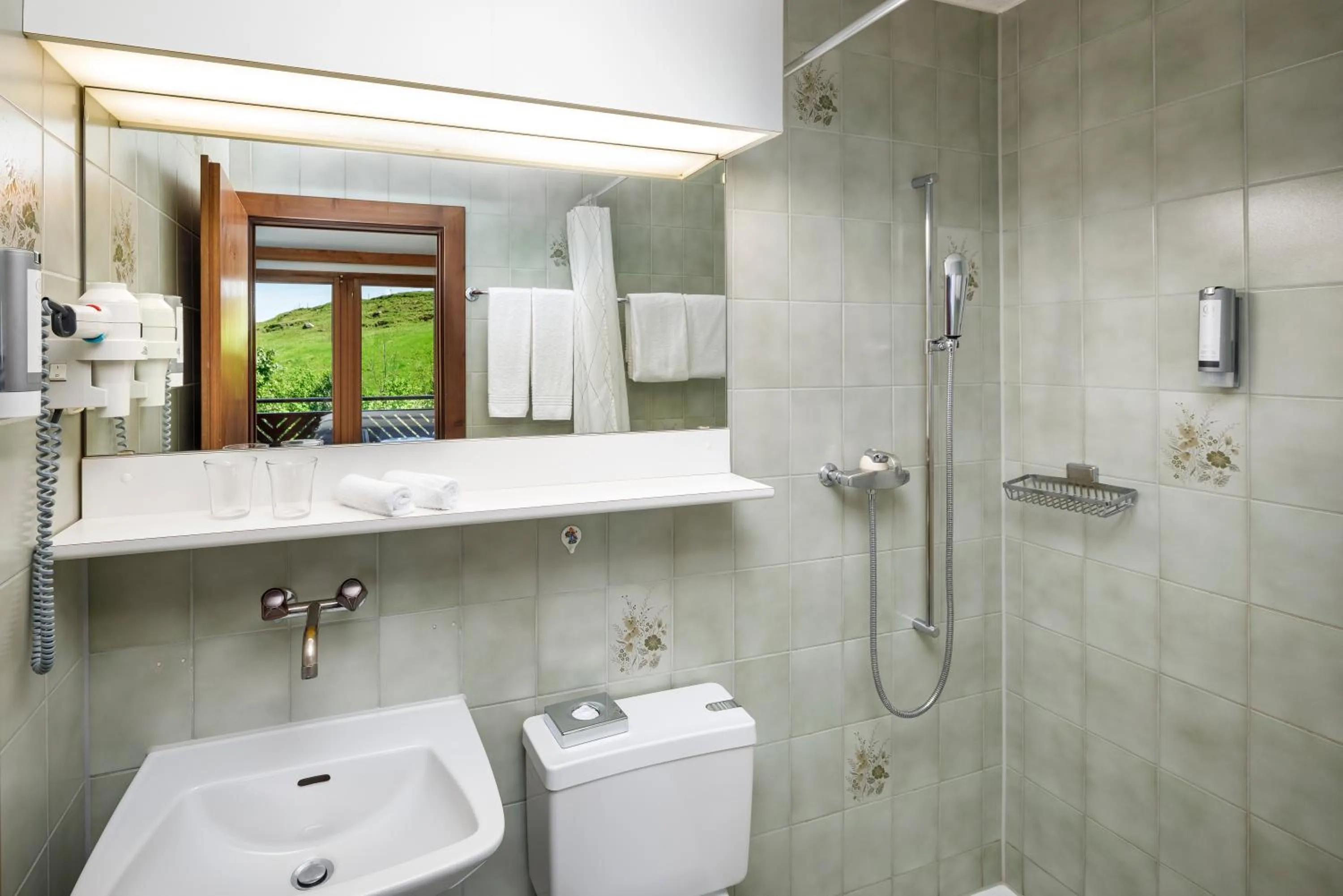 Shower in Hotel und Naturhaus Bellevue