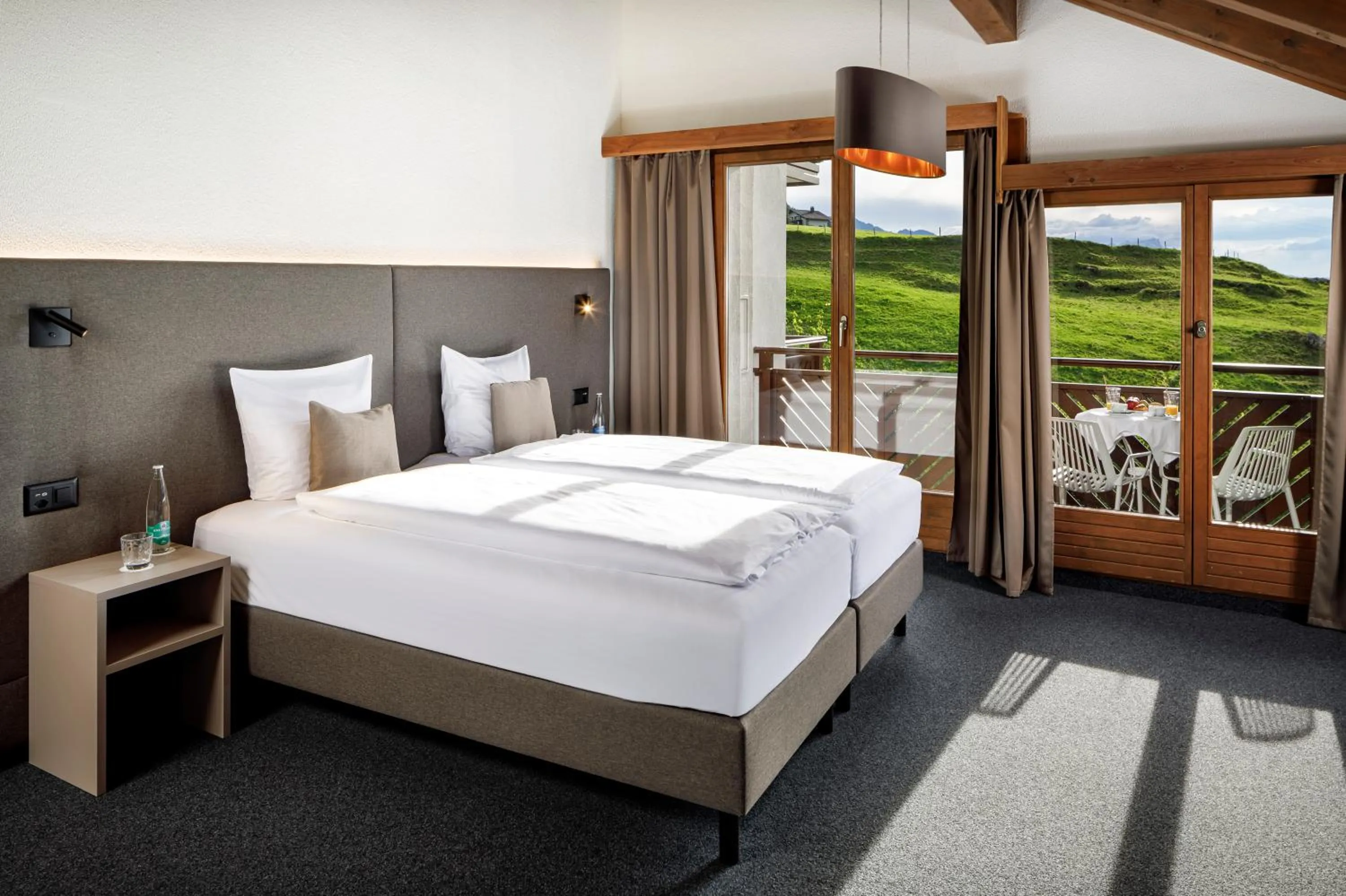 Bed in Hotel und Naturhaus Bellevue