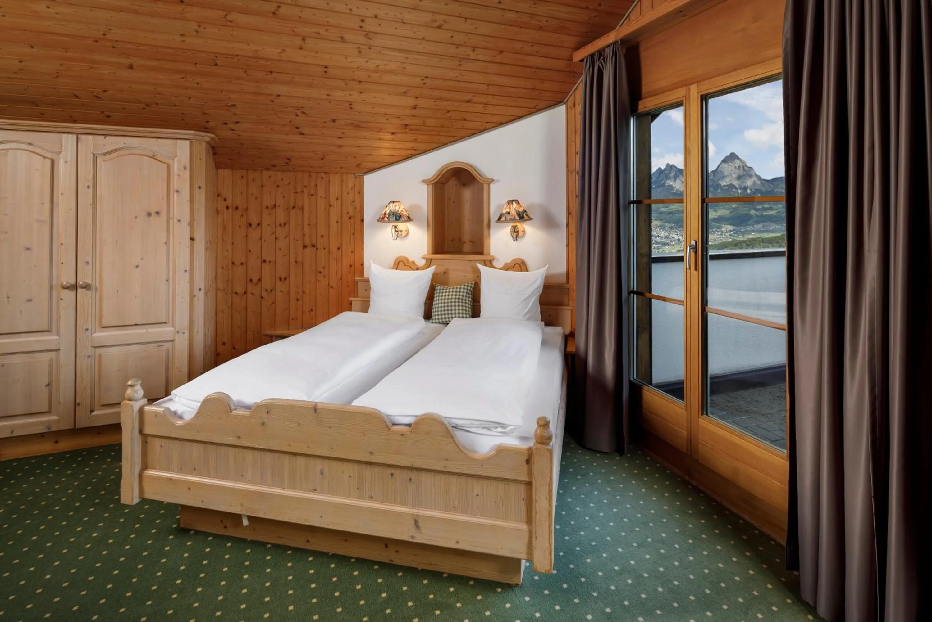 Bed in Hotel und Naturhaus Bellevue